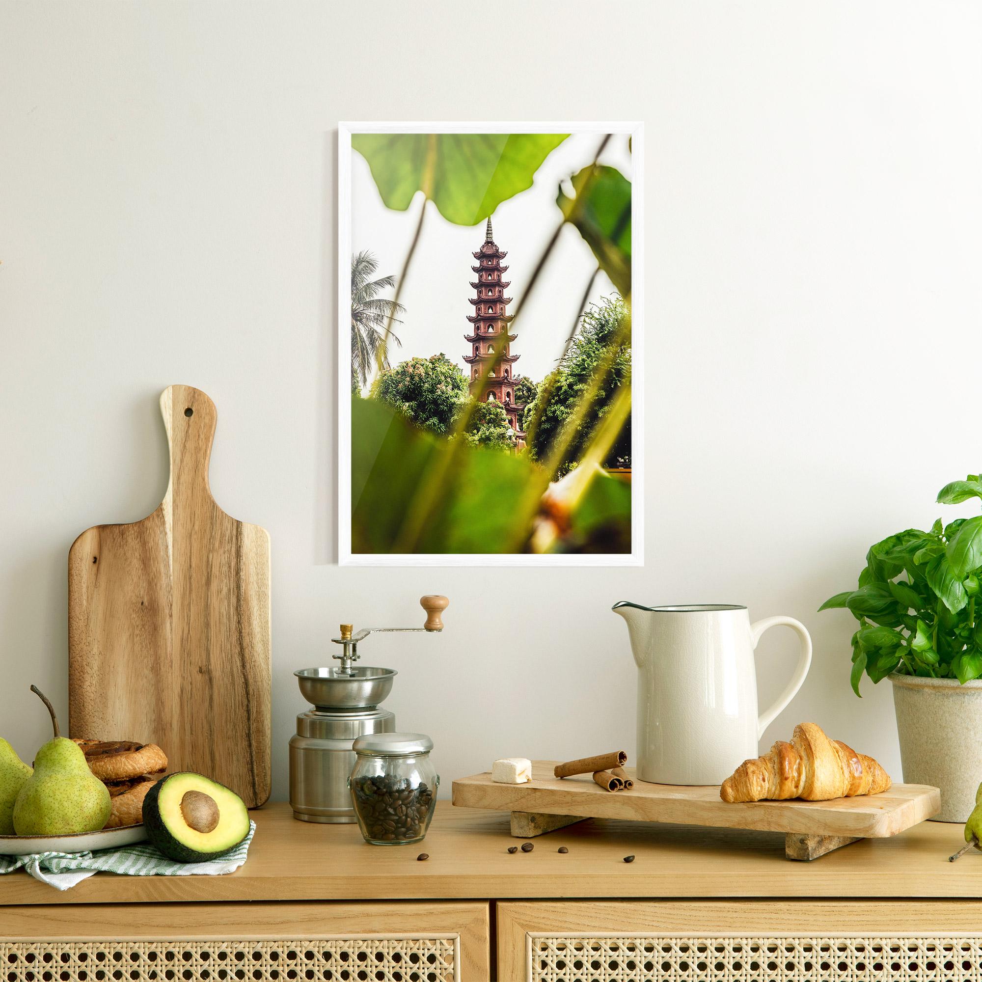 Рамкиран постер Tran Quoc Pagoda mockup 8