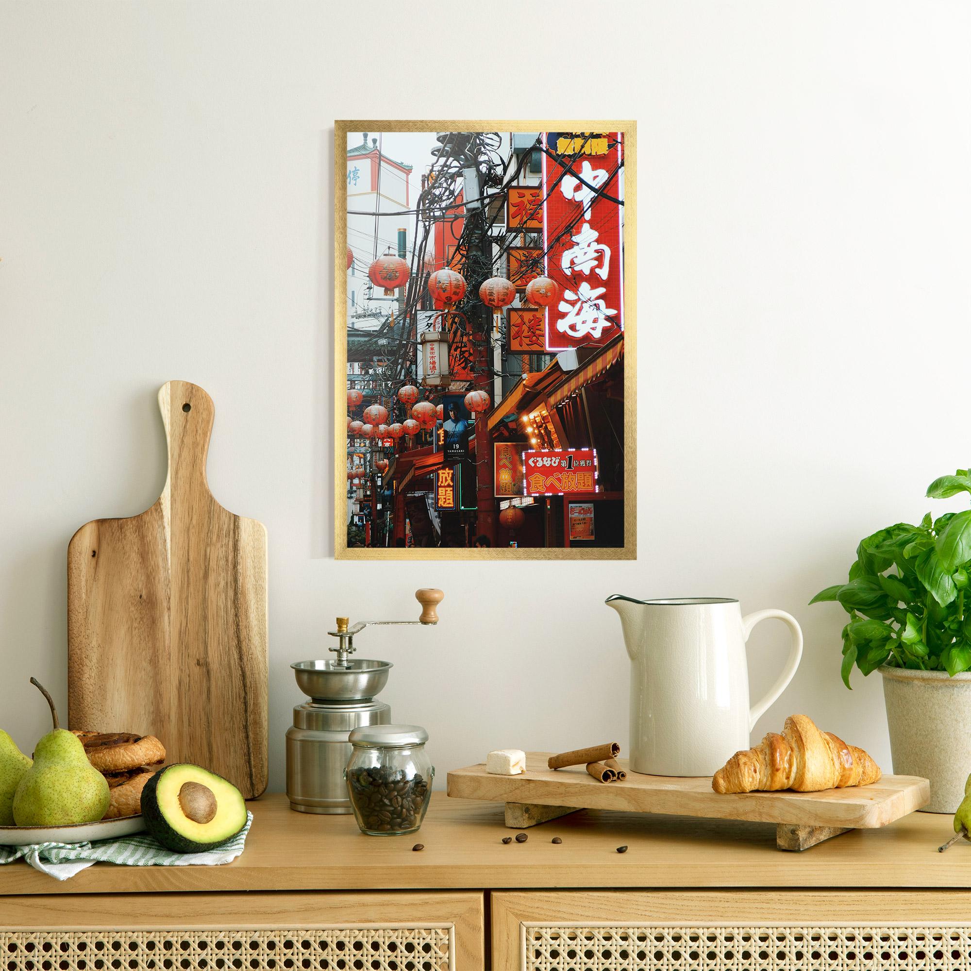 Рамкиран постер Chinatown mockup 8