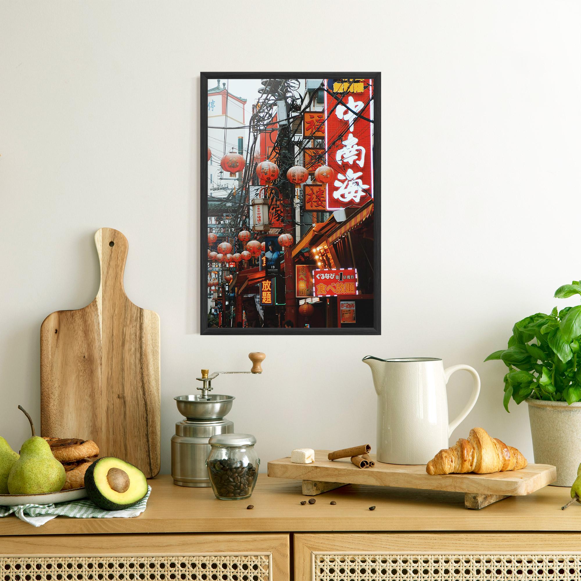 Рамкиран постер Chinatown mockup 8