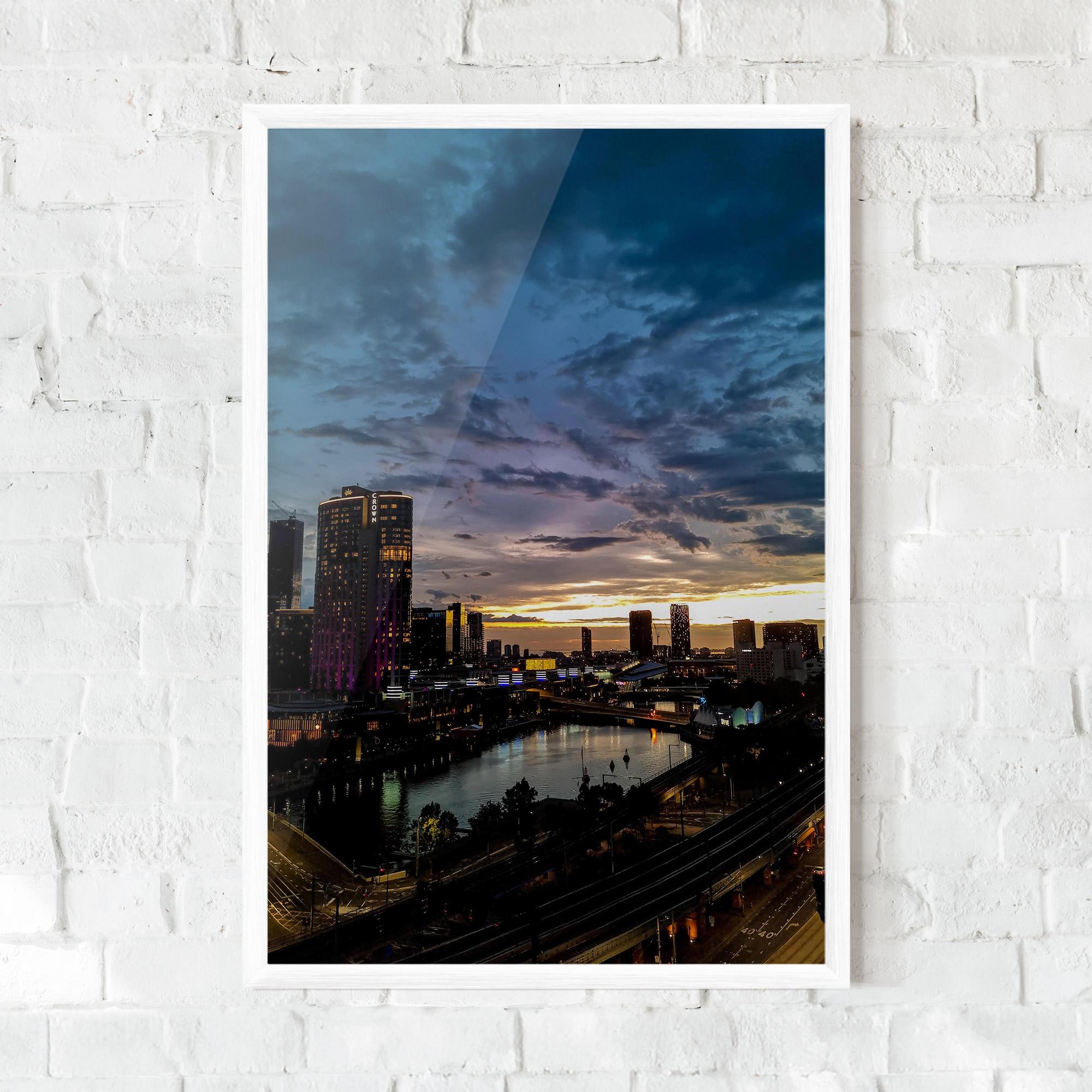 Рамкиран постер Melbourne mockup 0