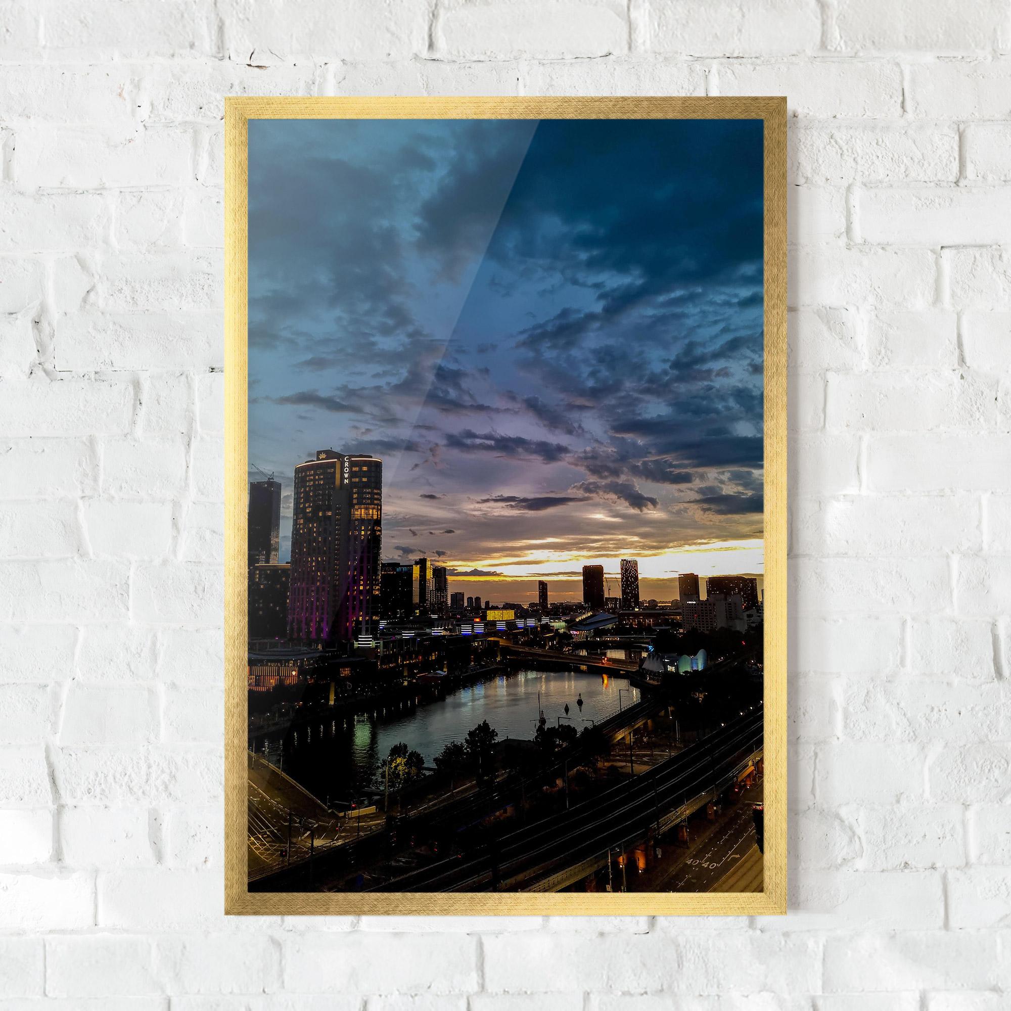 Рамкиран постер Melbourne mockup 0