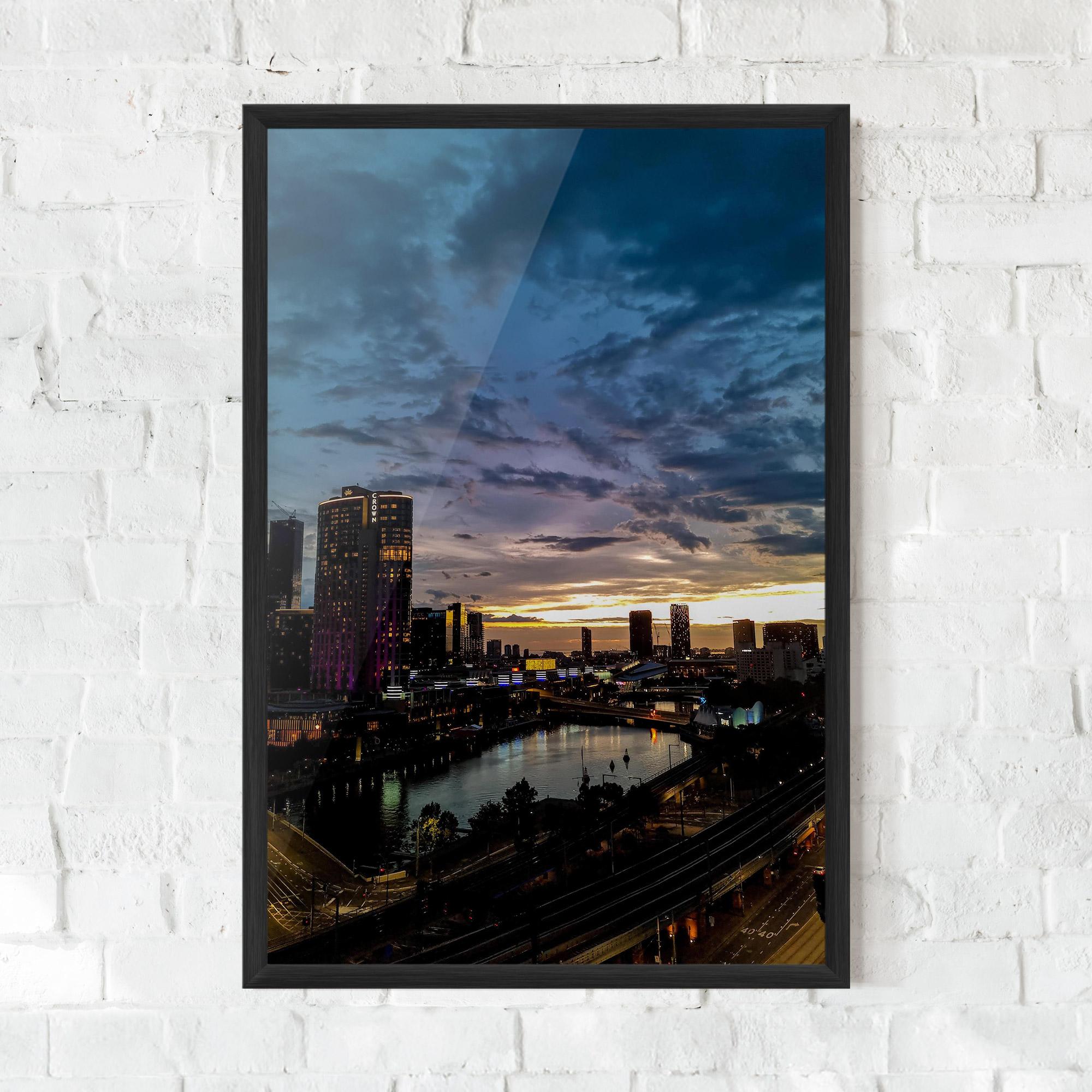 Рамкиран постер Melbourne mockup 0