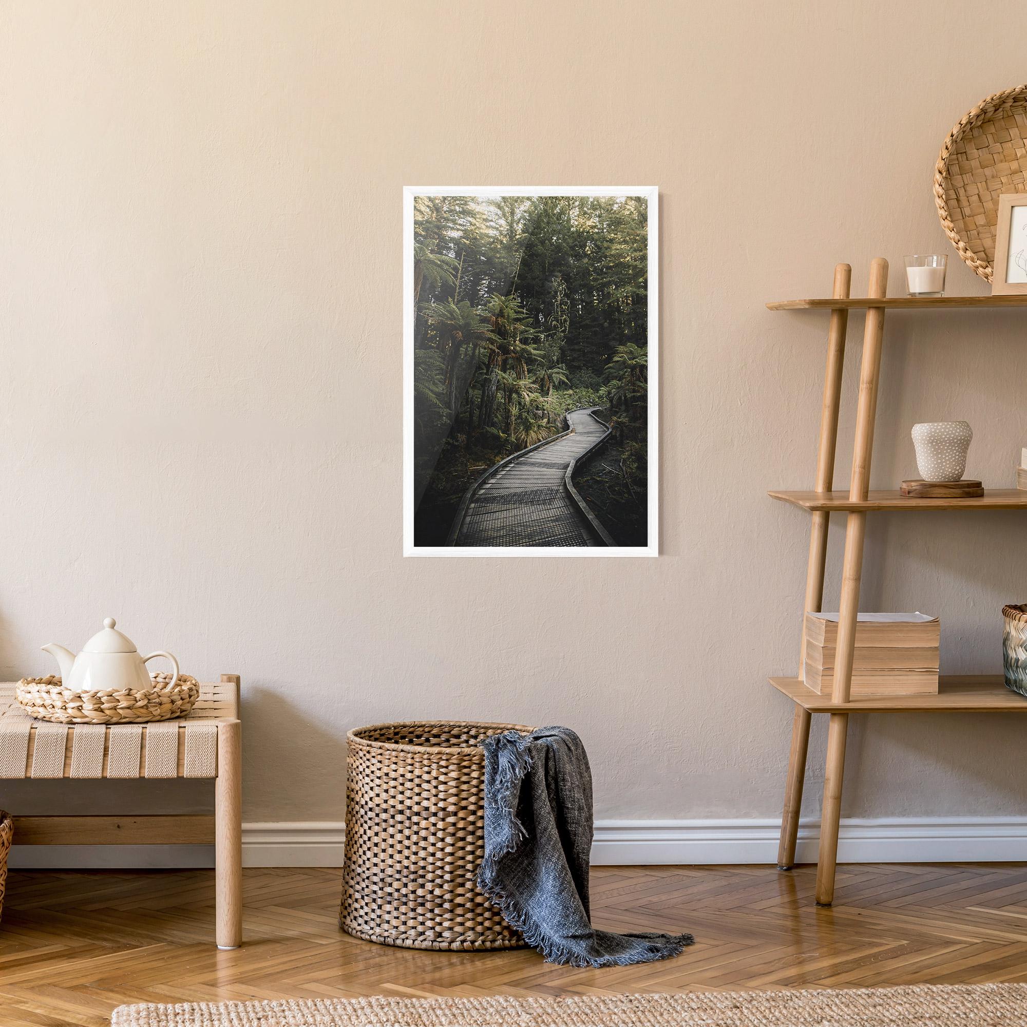 Рамкиран постер Forest Path View mockup 9