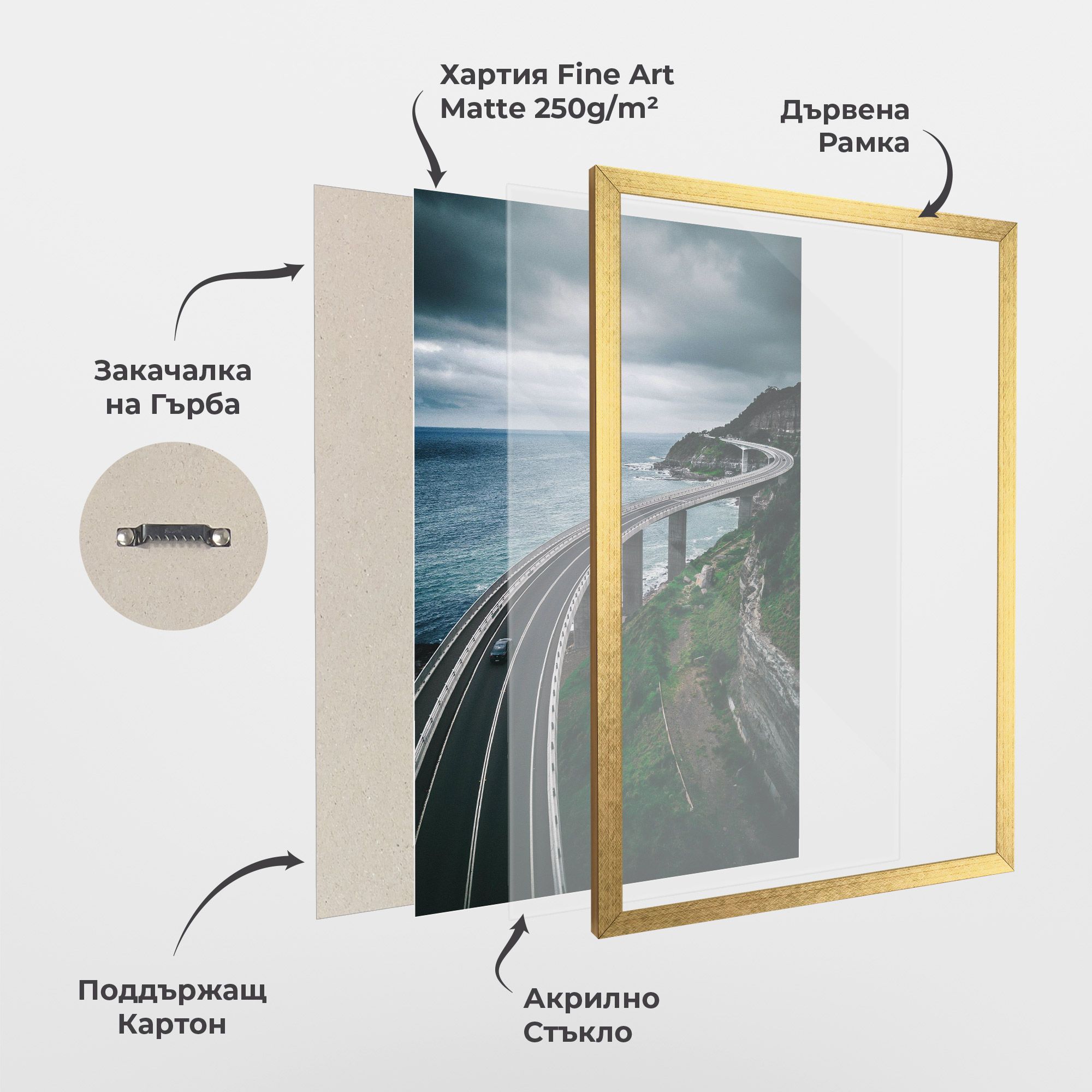 Road Cloudy Day mockup 1