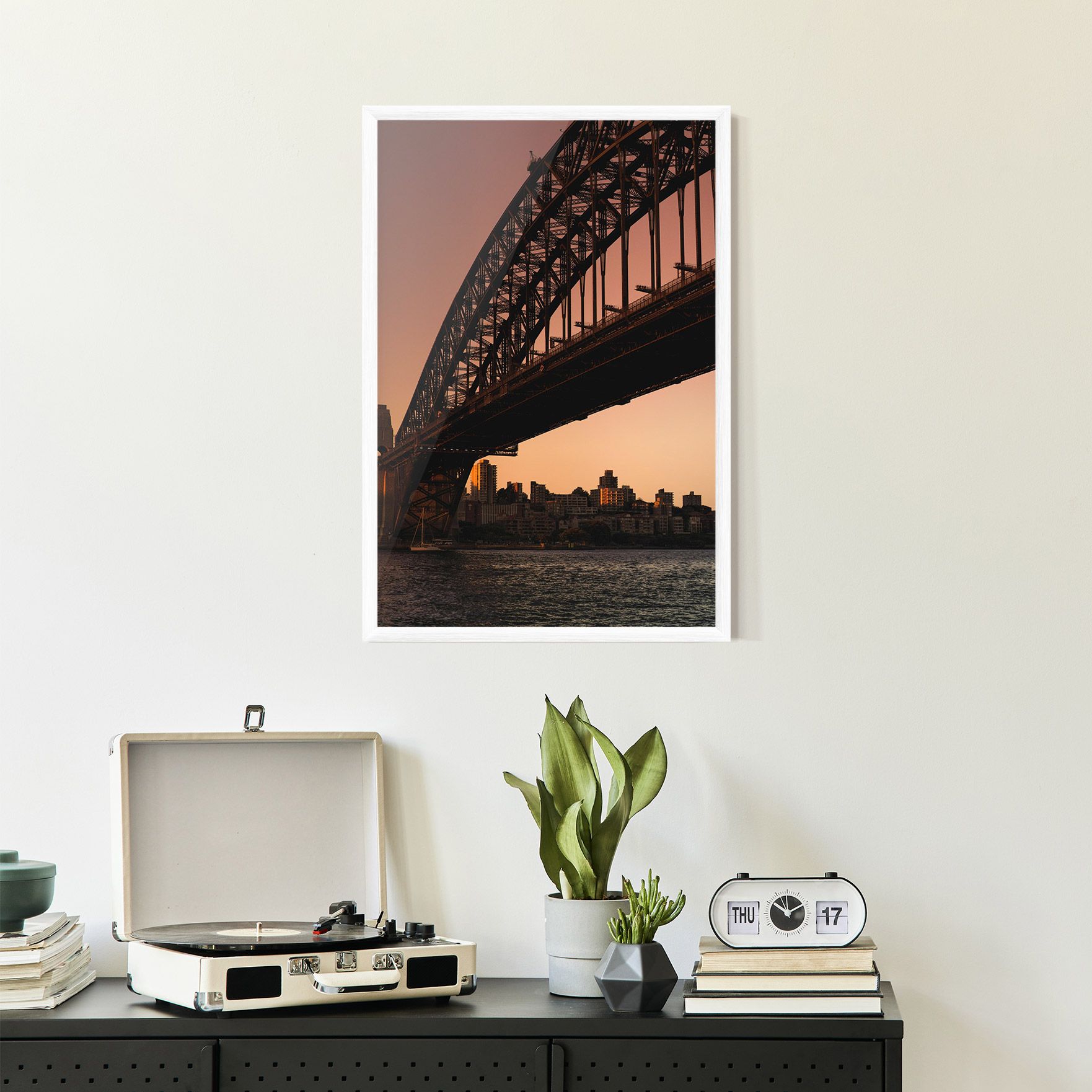 Sunset Harbour Bridge mockup 2