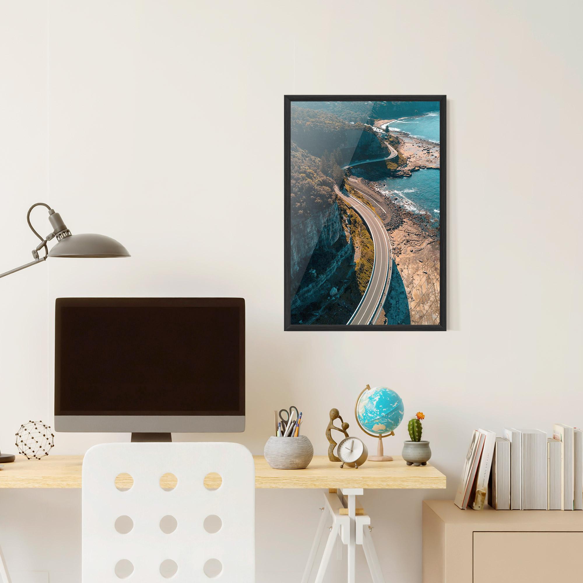 Рамкиран постер Australia Road mockup 6