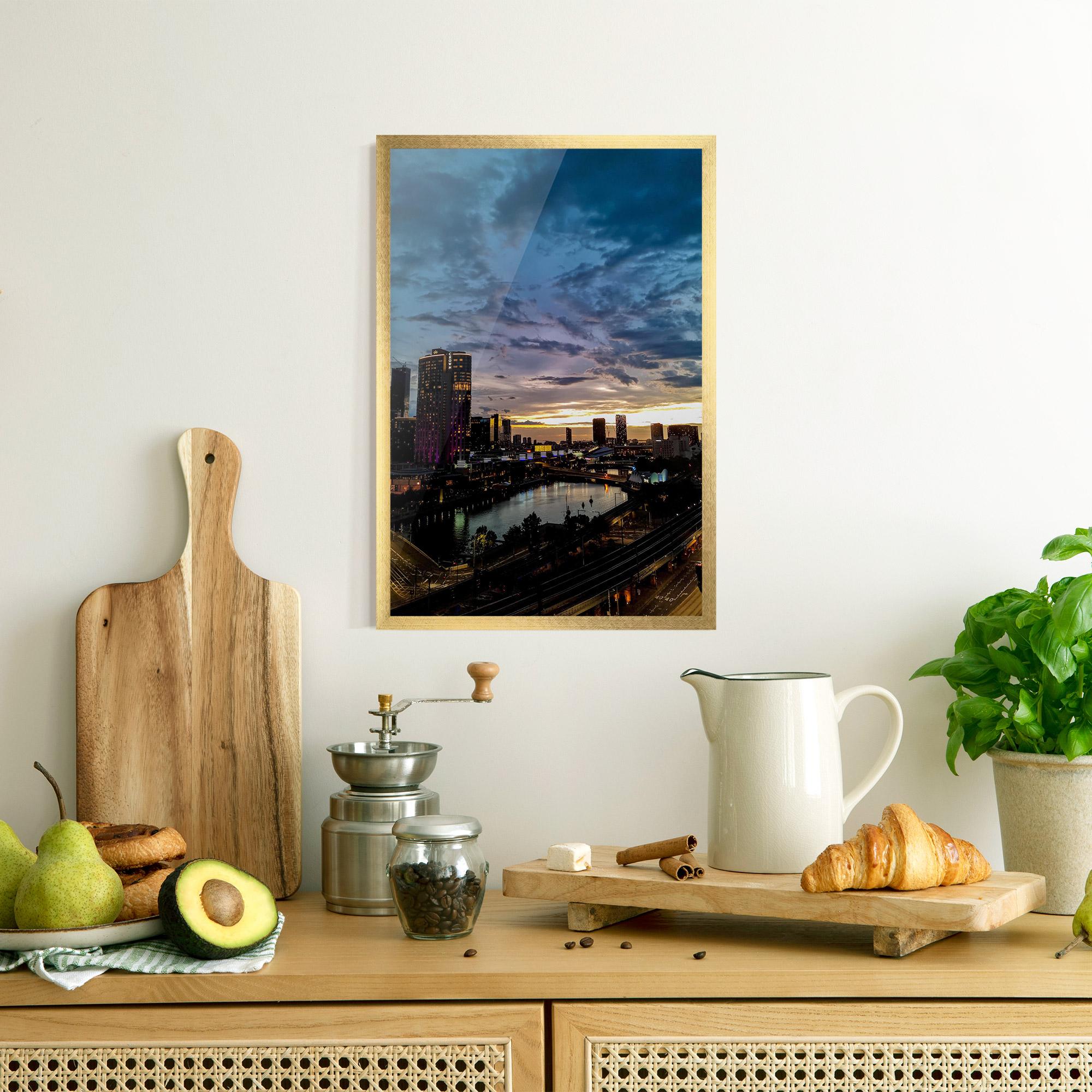 Рамкиран постер Melbourne mockup 8