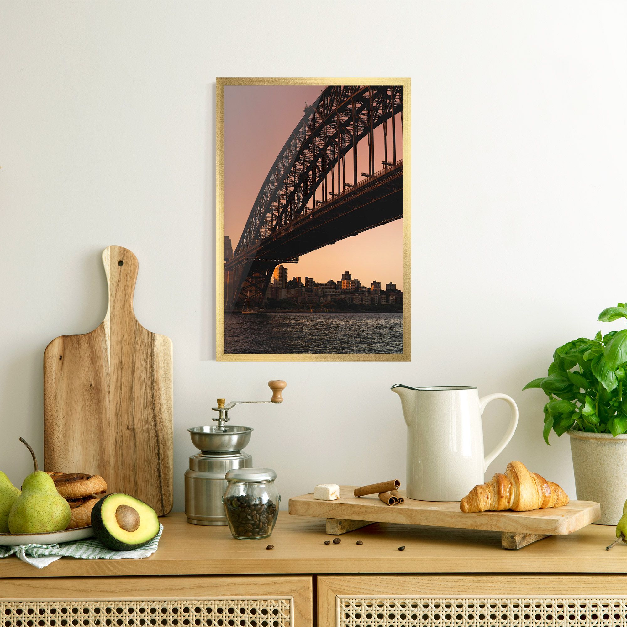 Sunset Harbour Bridge mockup 8