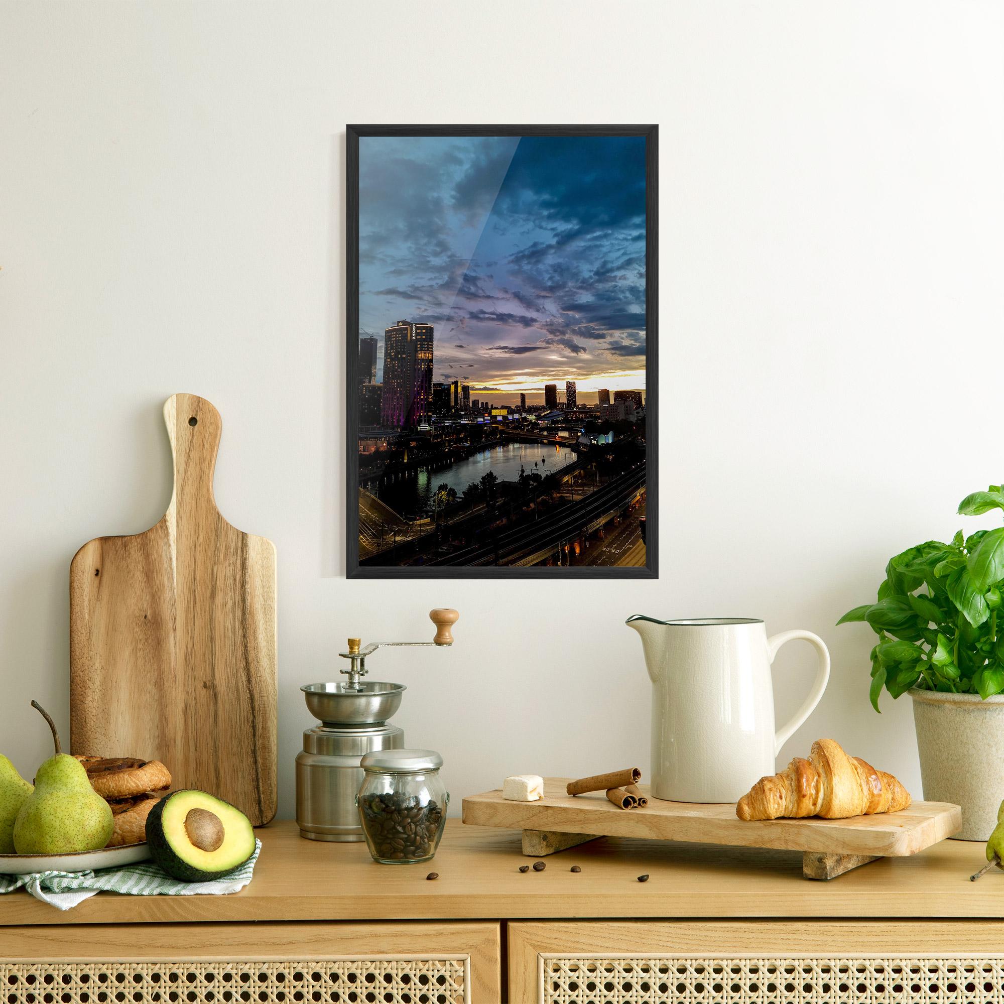 Рамкиран постер Melbourne mockup 8