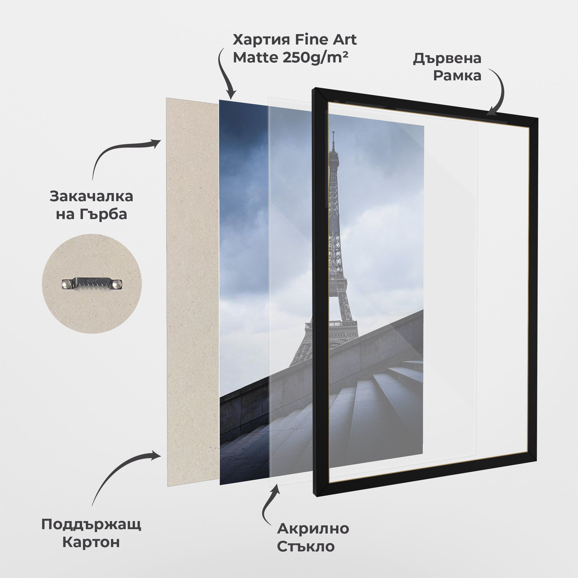 Eiffel Tower Stairs mockup 1