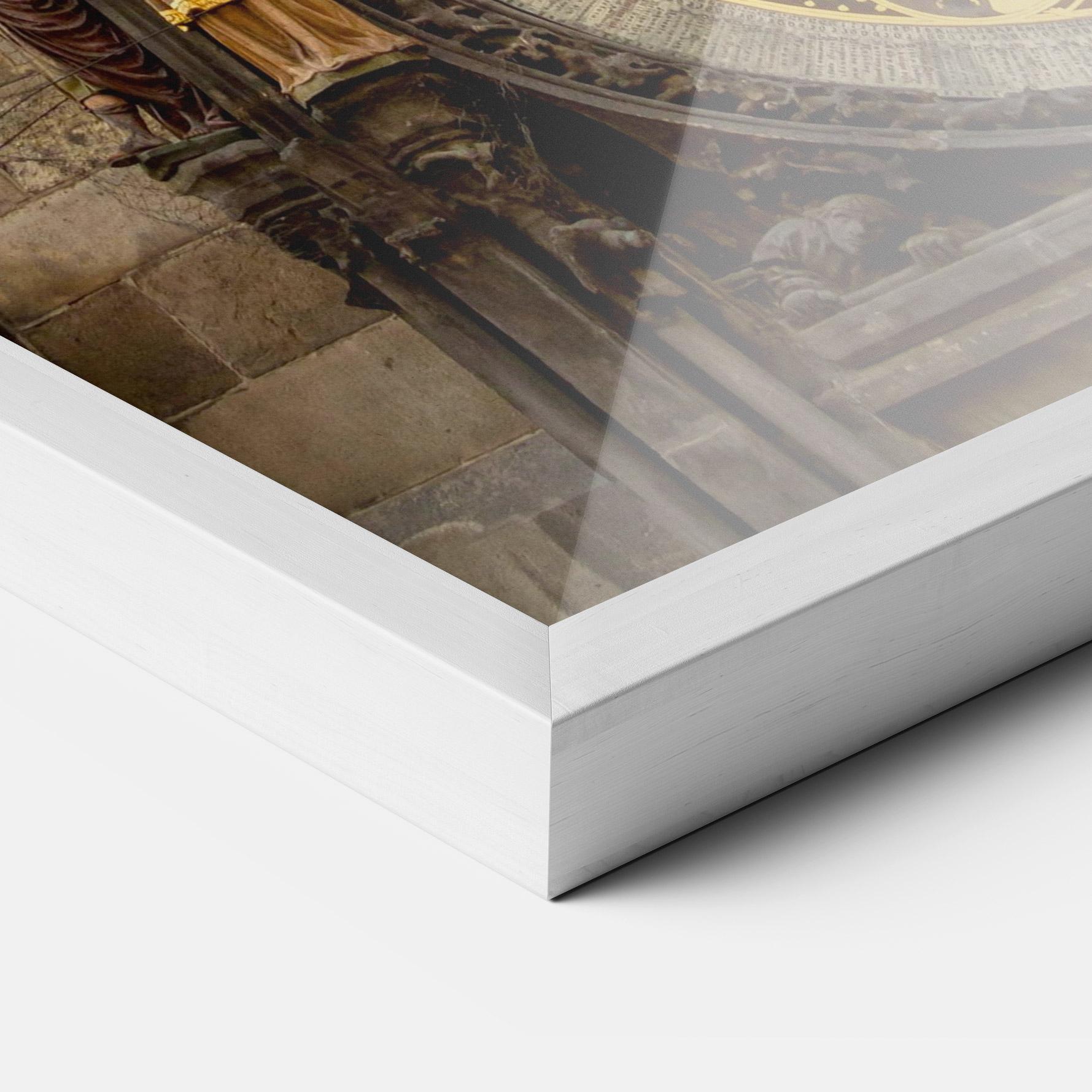 Рамкиран постер Prague Clock mockup 3