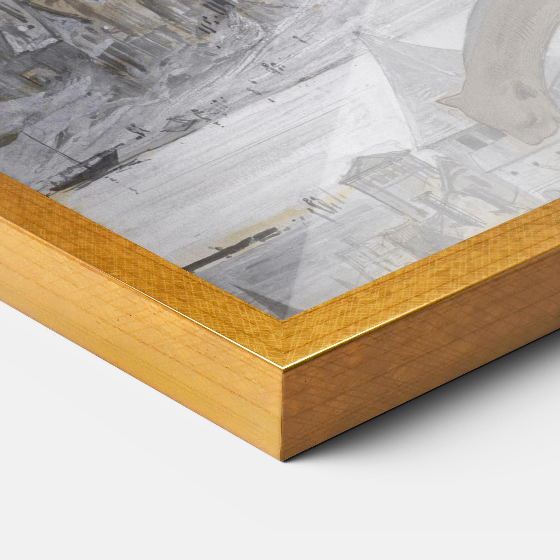 Рамкиран постер Notre Dame mockup 3