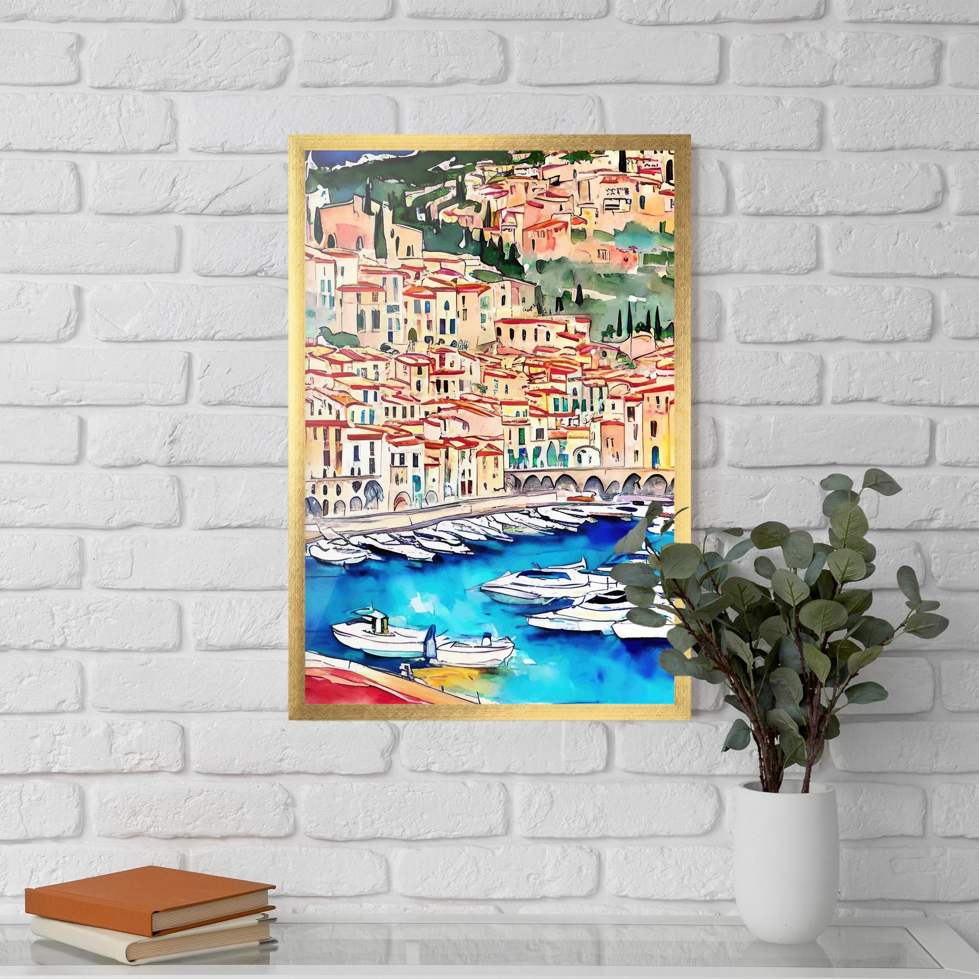 Рамкиран постер French City mockup 5