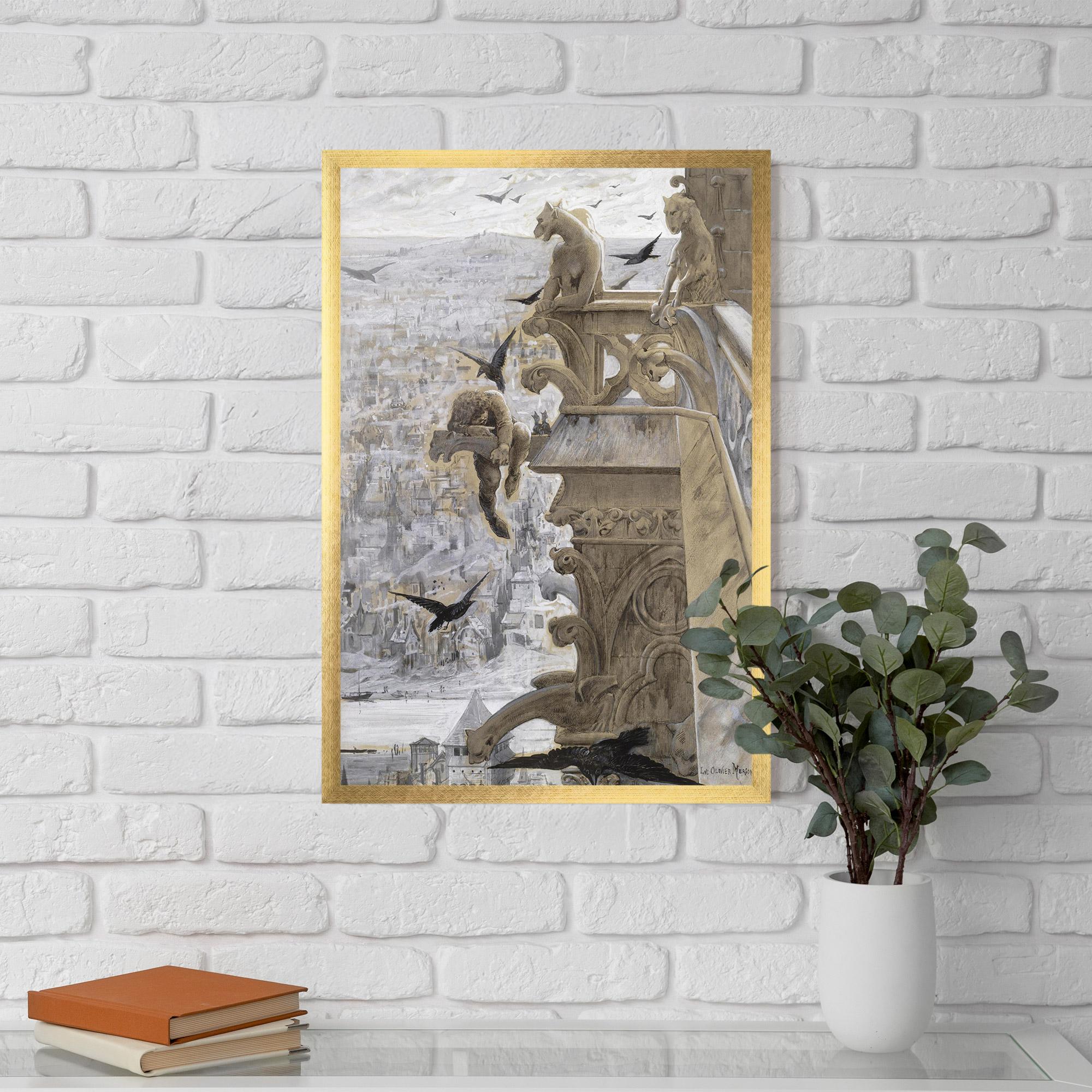 Рамкиран постер Notre Dame mockup 5