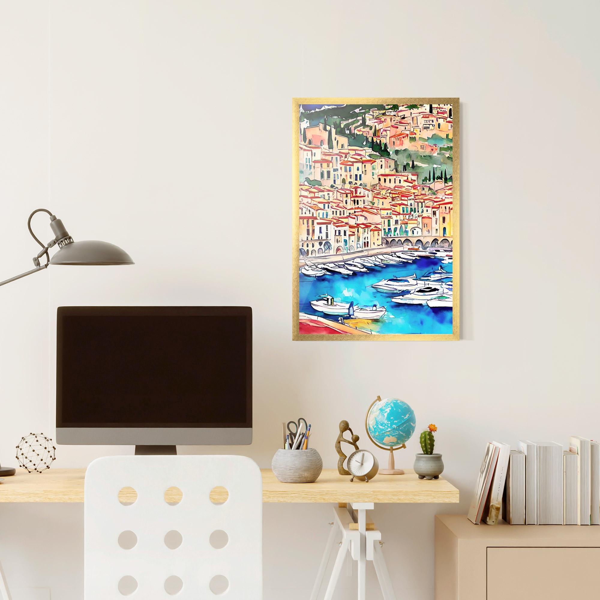 Рамкиран постер French City mockup 6