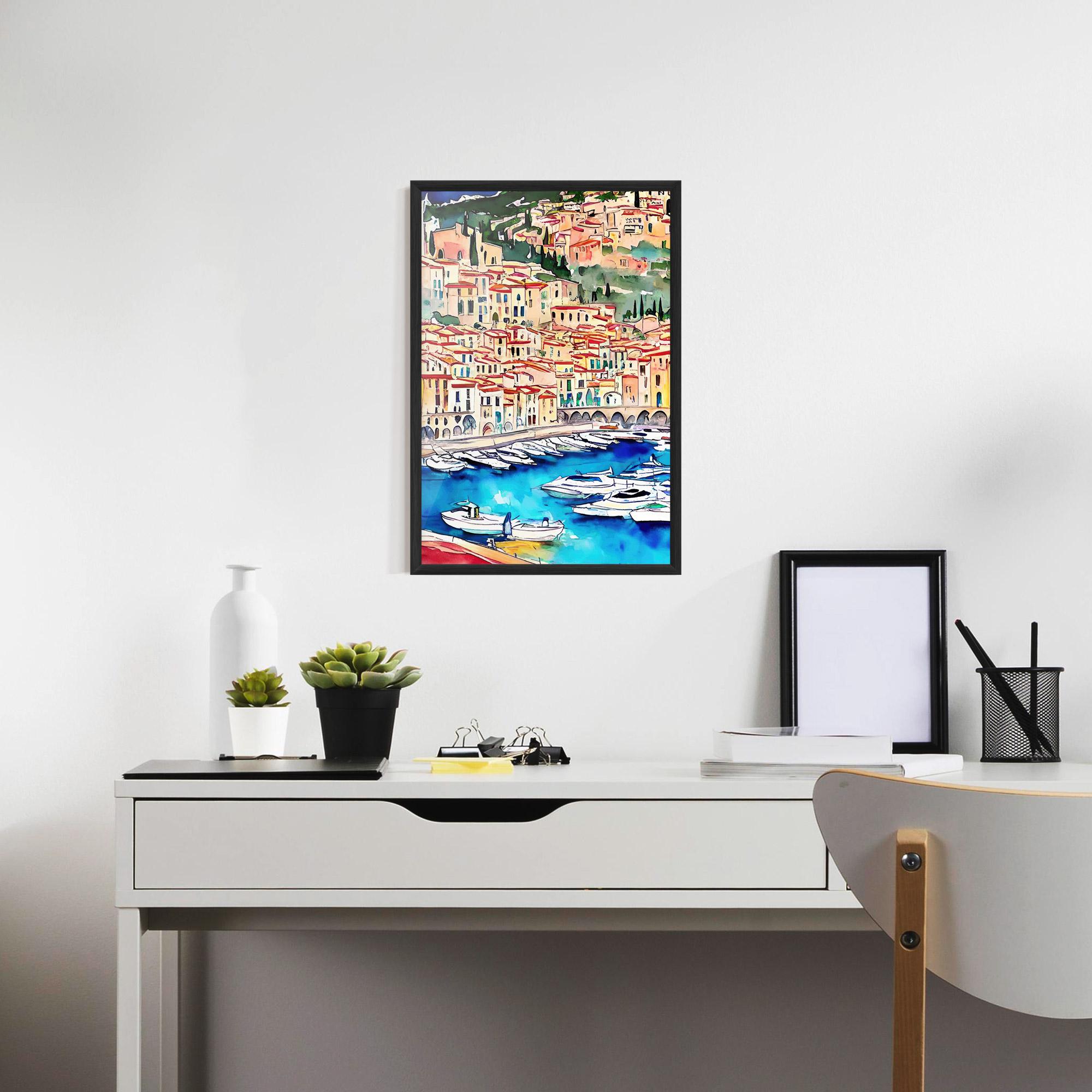 Рамкиран постер French City mockup 7