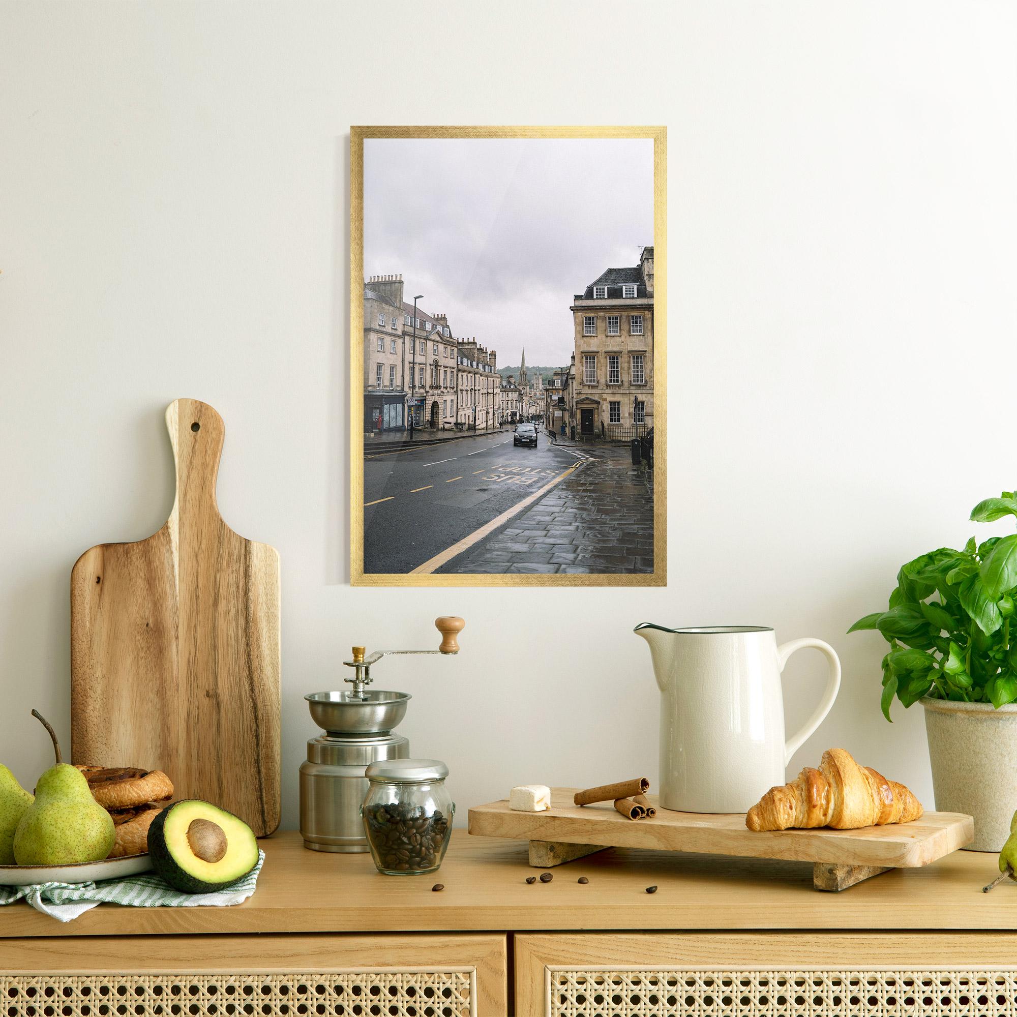 Рамкиран постер England Street mockup 8