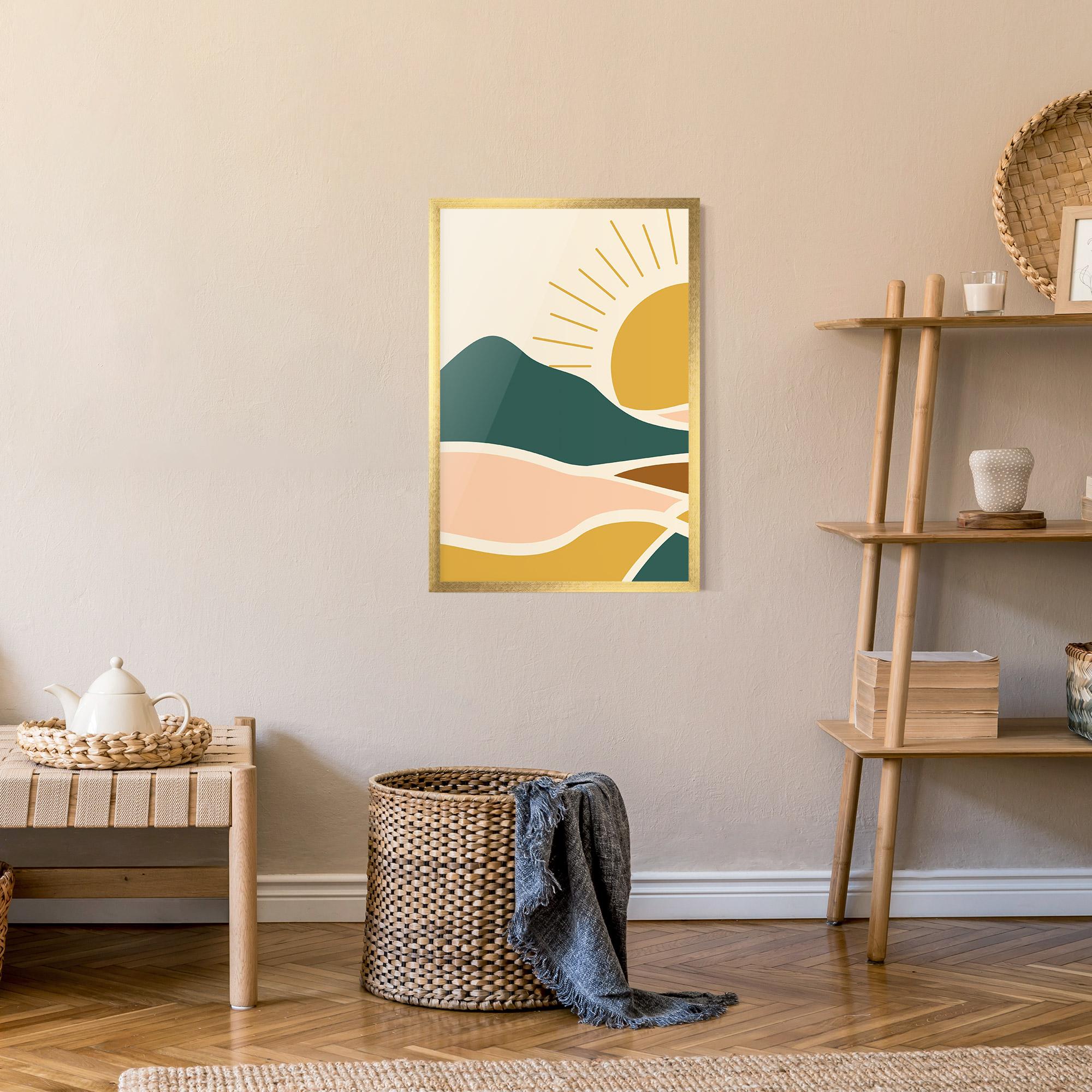 Рамкиран постер Sunset Connection 01 mockup 9