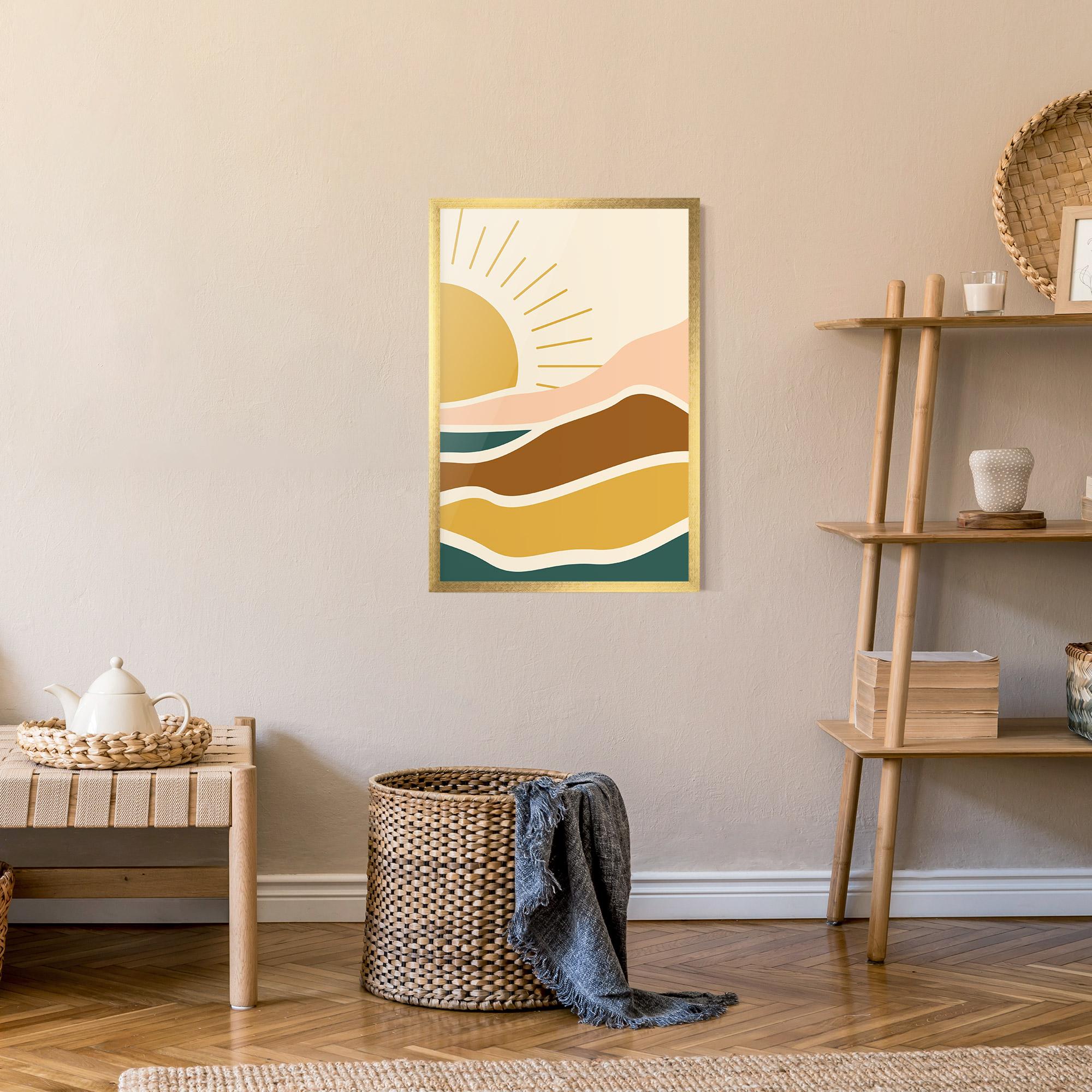 Рамкиран постер Sunset Connection 02 mockup 9