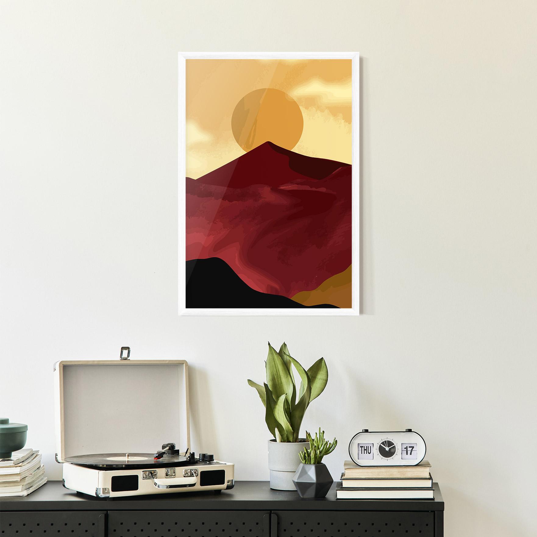 Рамкиран постер Mars Dune1 mockup 2