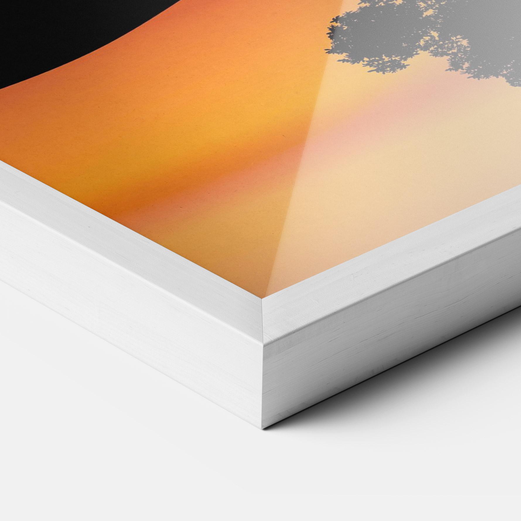 Рамкиран постер Sundown Reflection mockup 3