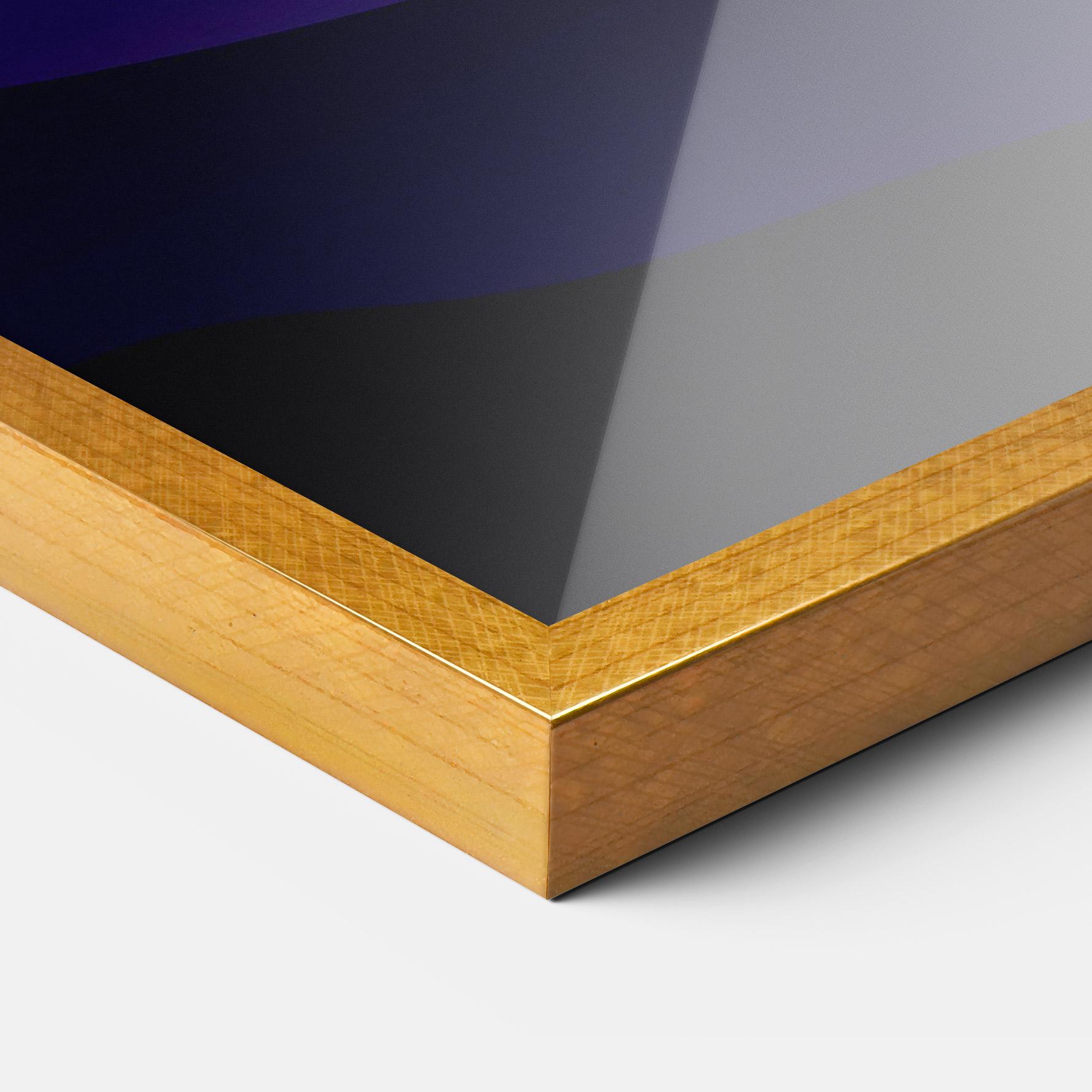 Рамкиран постер Sunset Purple mockup 3