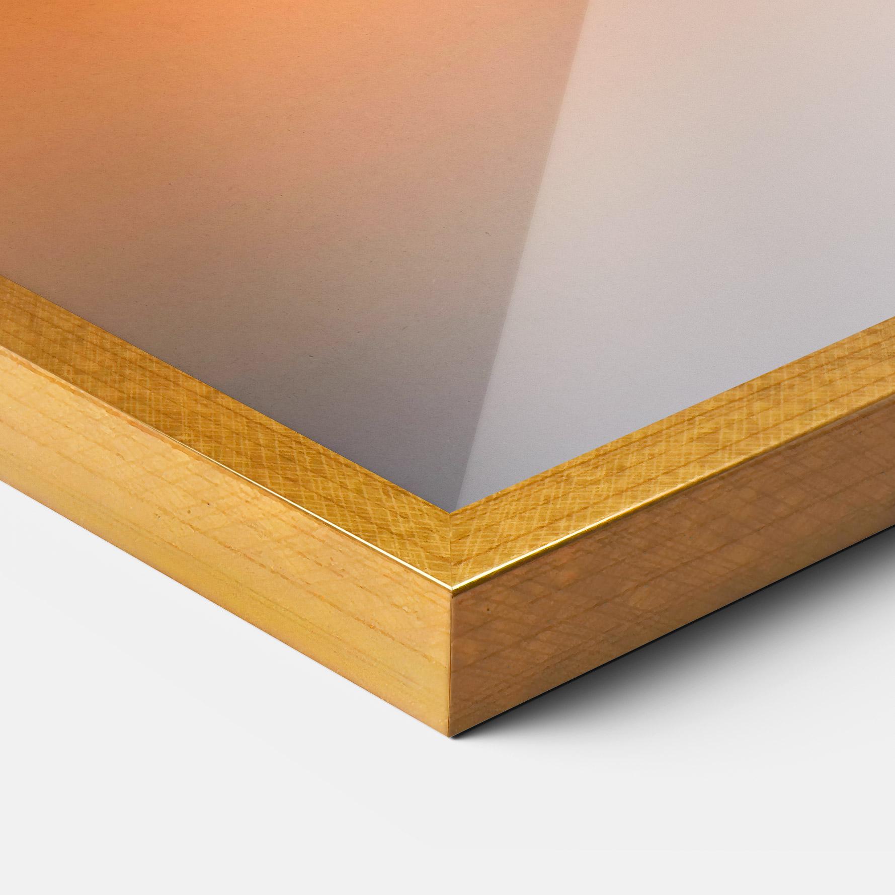 Рамкиран постер Tree Sunset Lake mockup 3