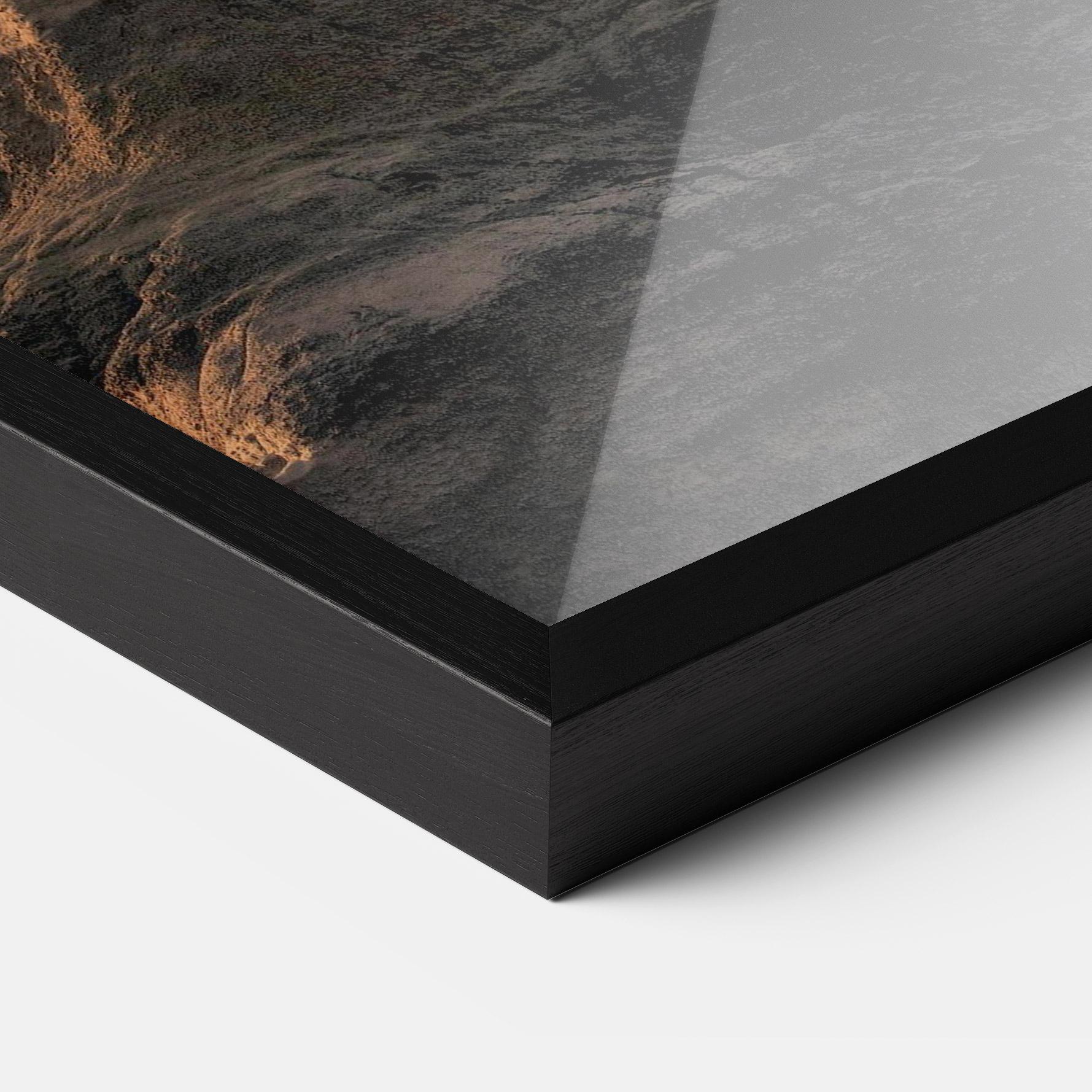 Рамкиран постер Abstract Colourful Sky mockup 3