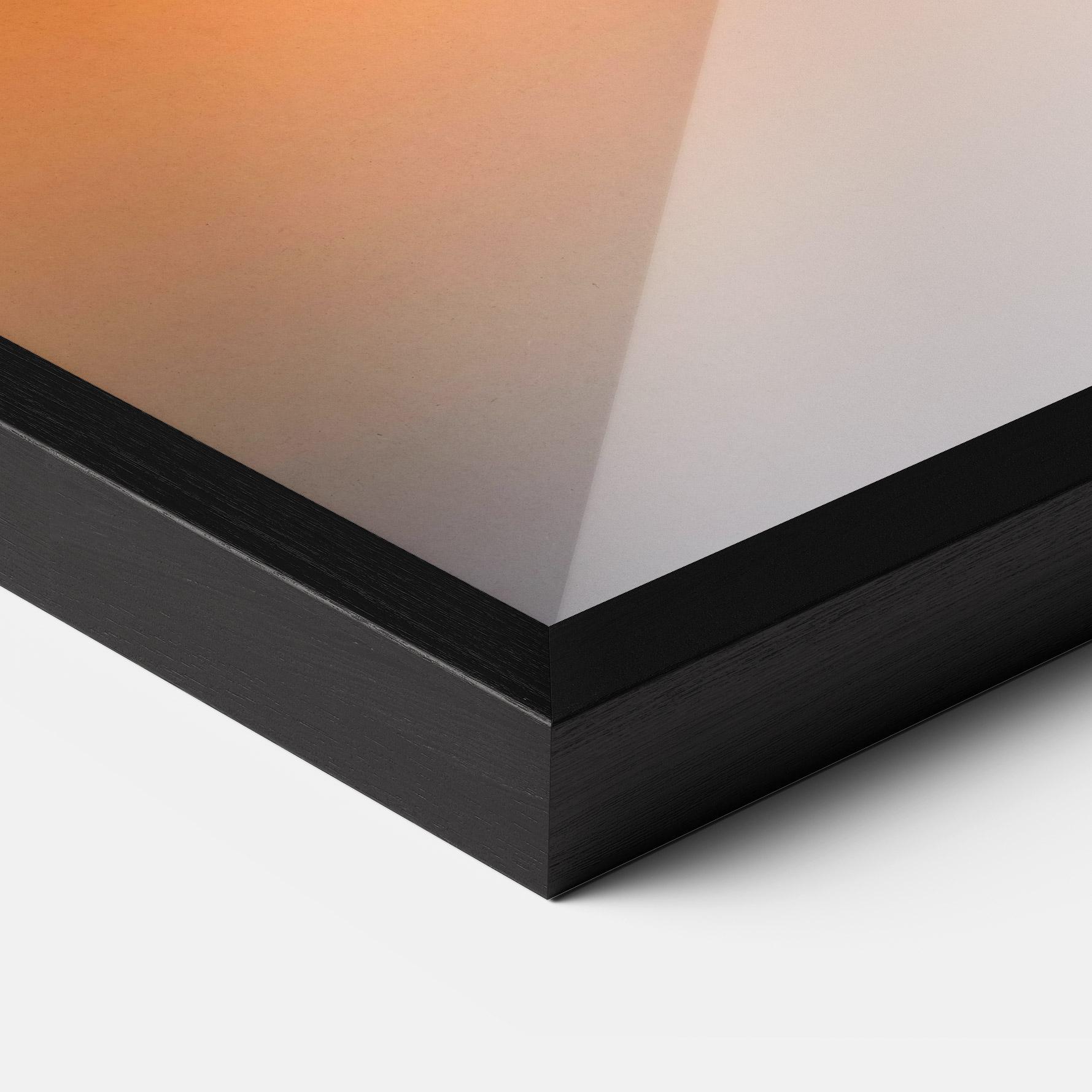 Рамкиран постер Tree Sunset Lake mockup 3