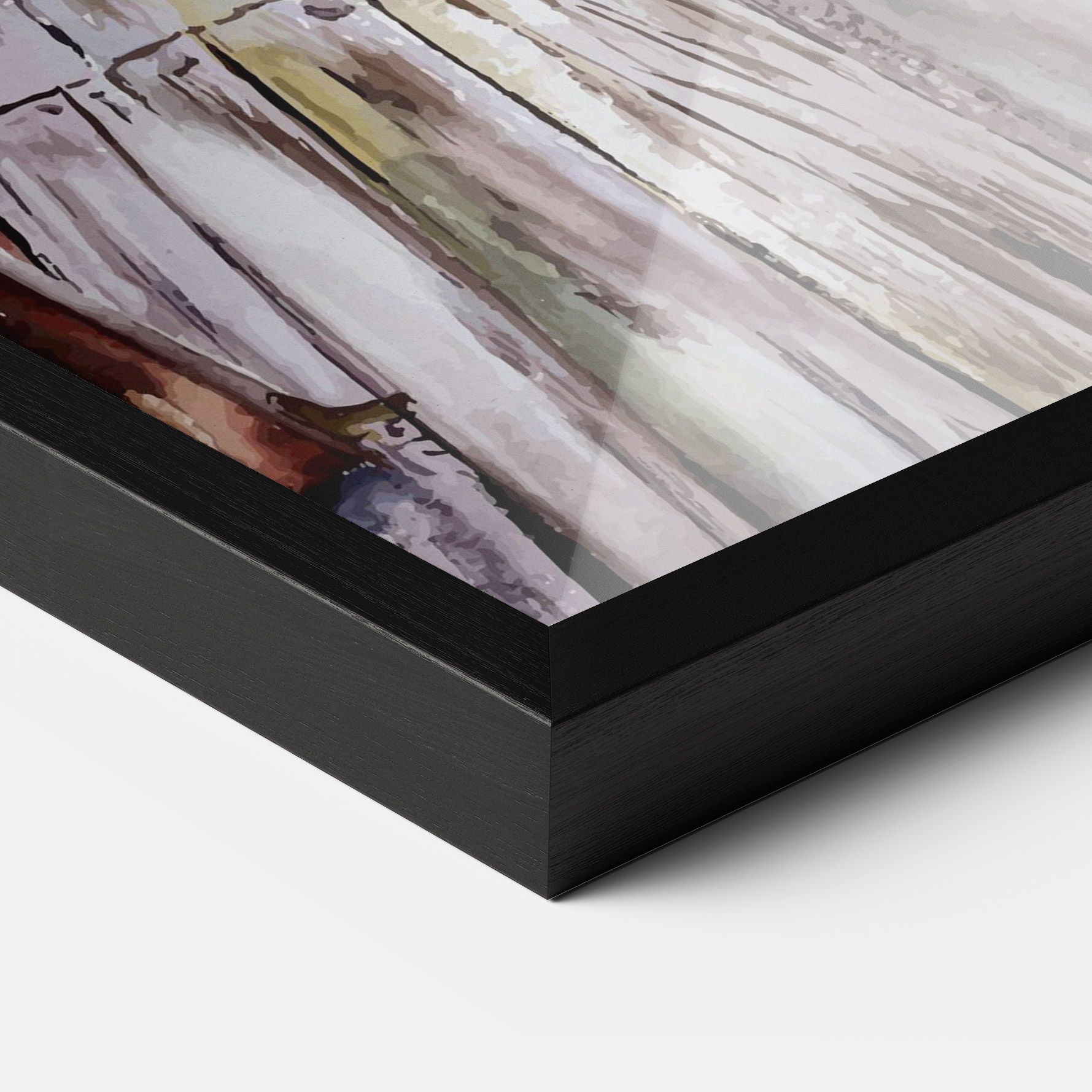 Watercolor Sunset mockup 3