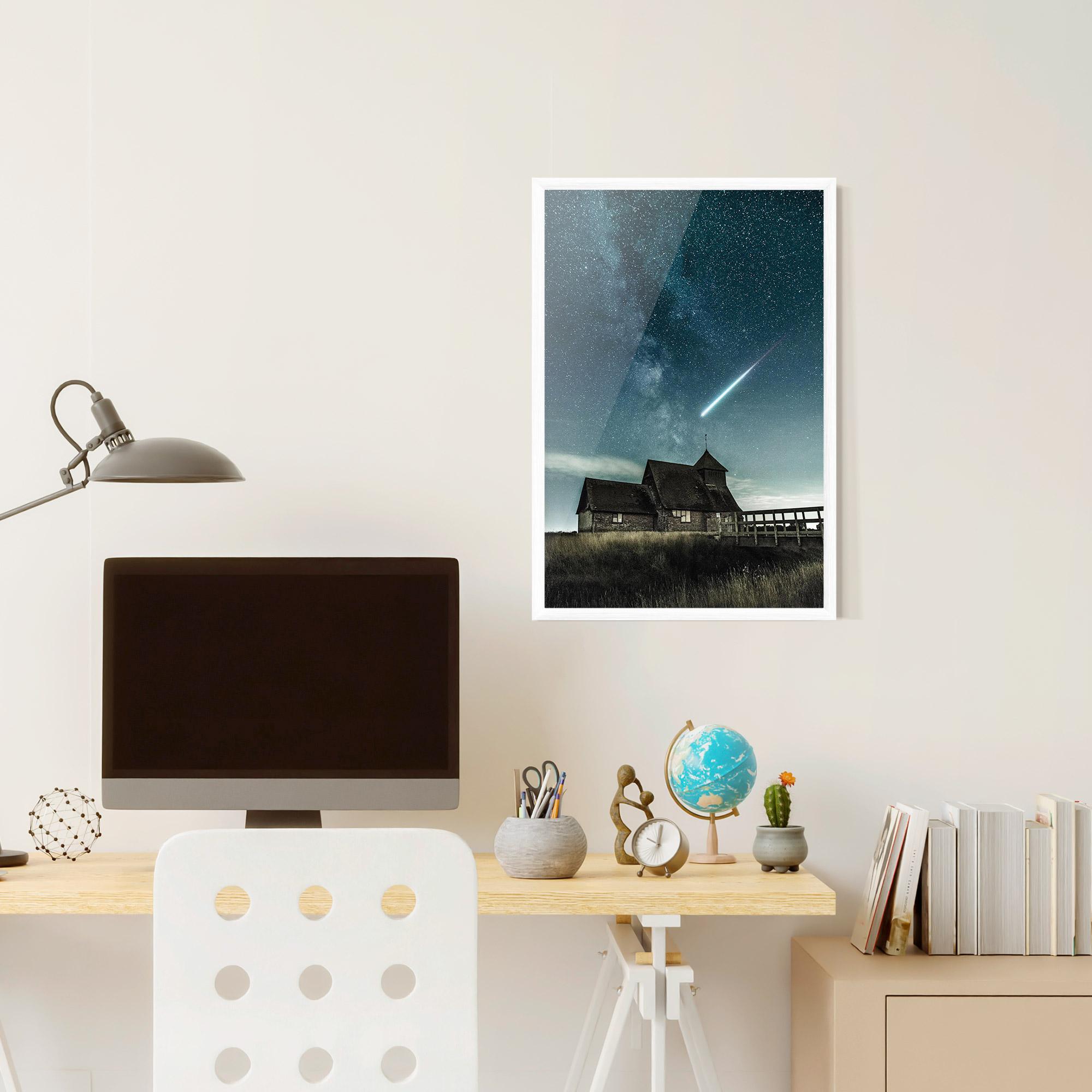 Рамкиран постер Falling Star mockup 6