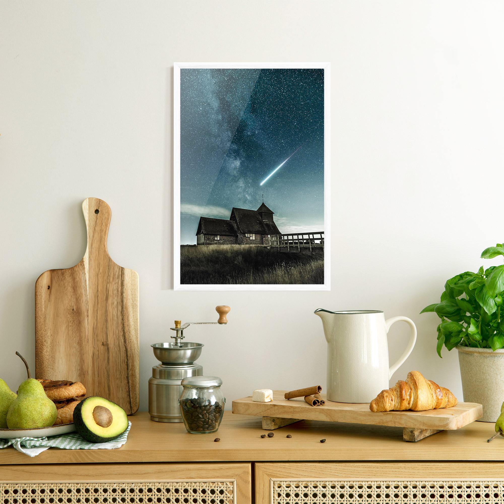 Рамкиран постер Falling Star mockup 8