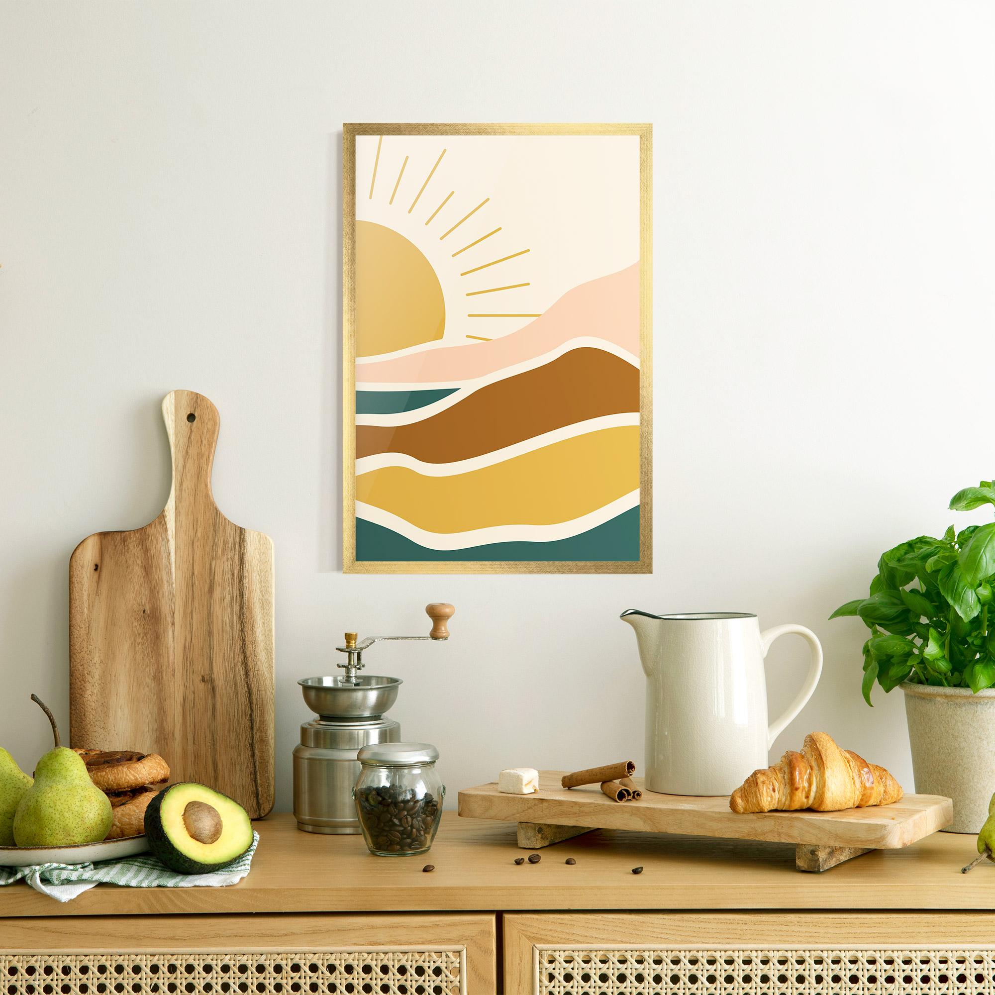 Рамкиран постер Sunset Connection 02 mockup 8