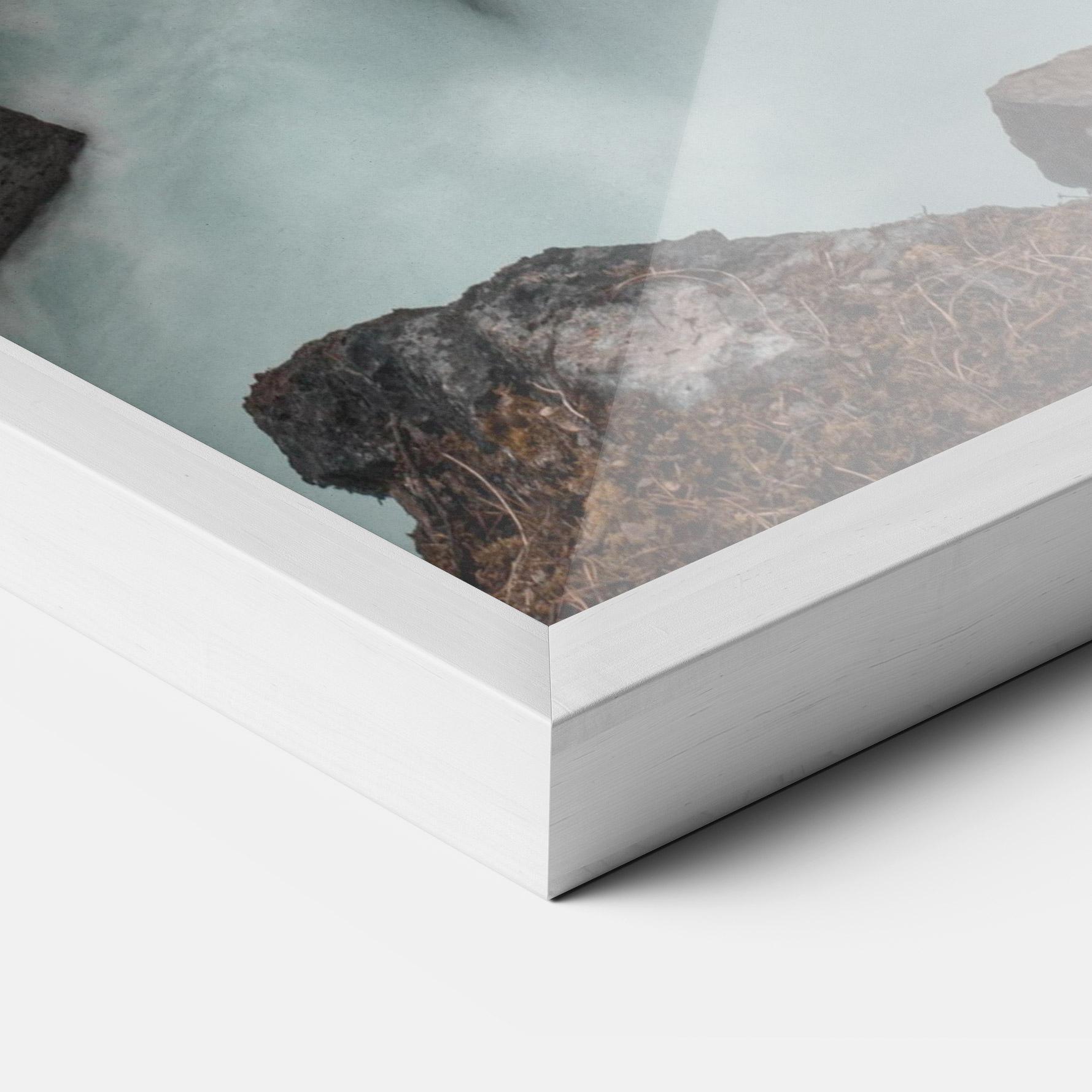 Рамкиран постер Orange Trees Waterfall mockup 3