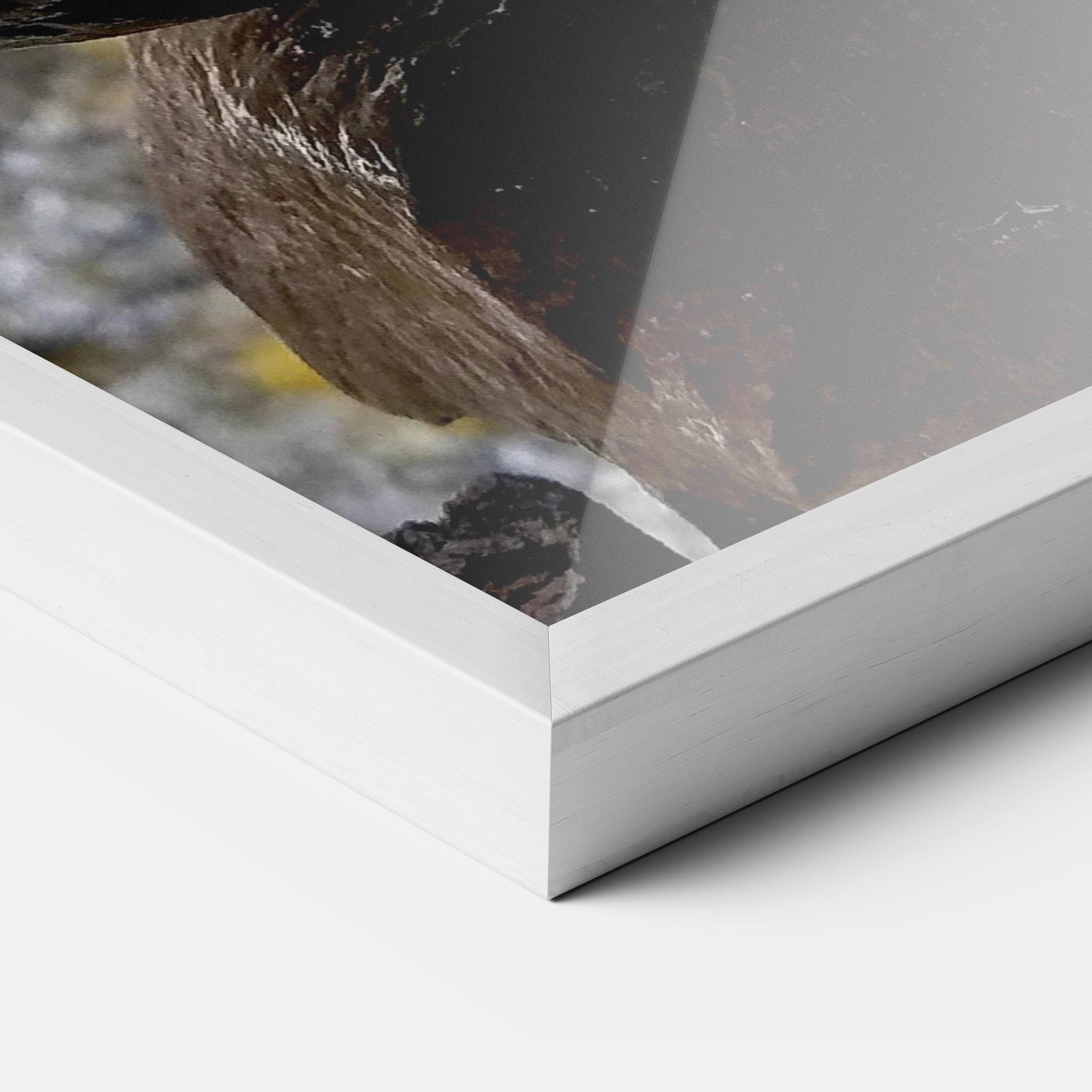 Рамкиран постер Waterfall Sphere mockup 3