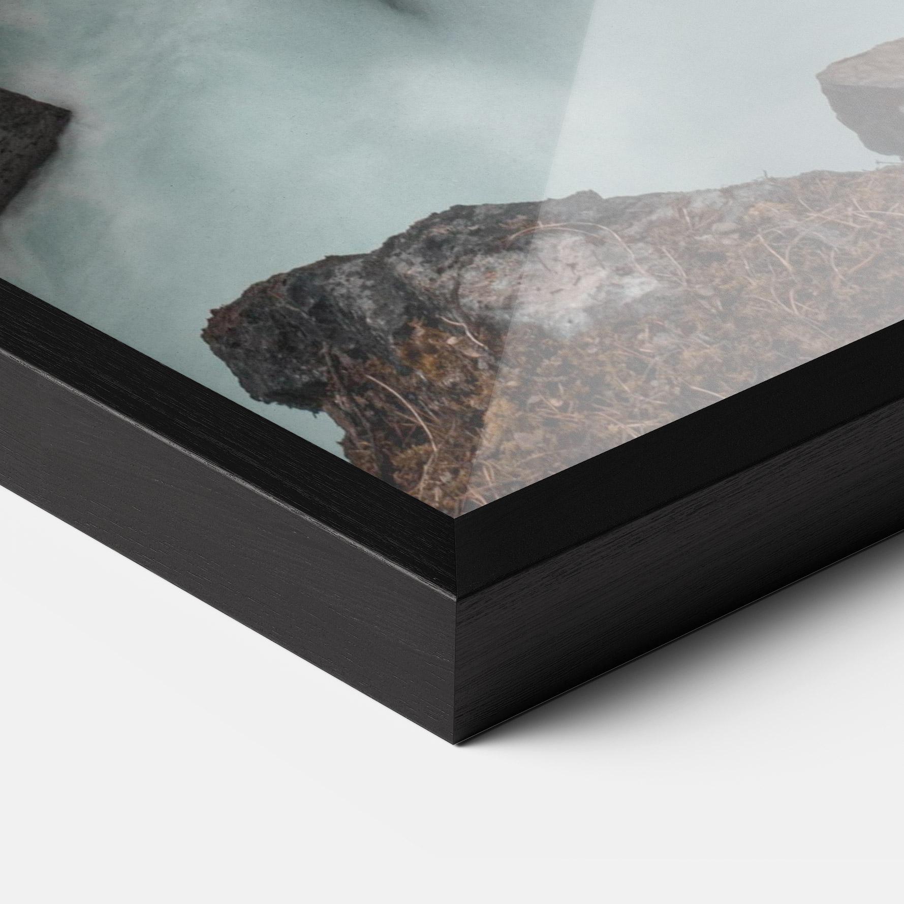 Рамкиран постер Orange Trees Waterfall mockup 3