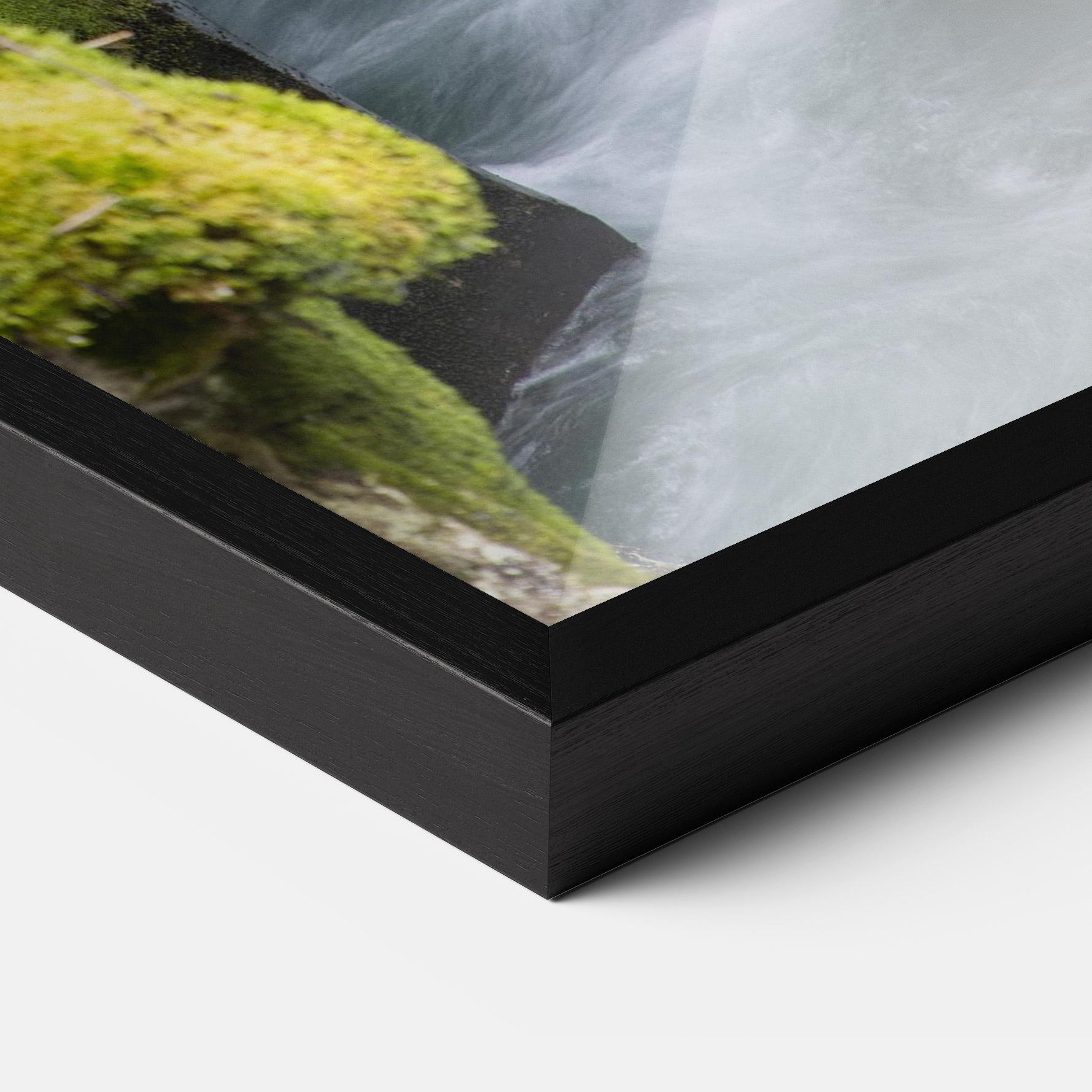 Рамкиран постер Water Falling Forest mockup 3