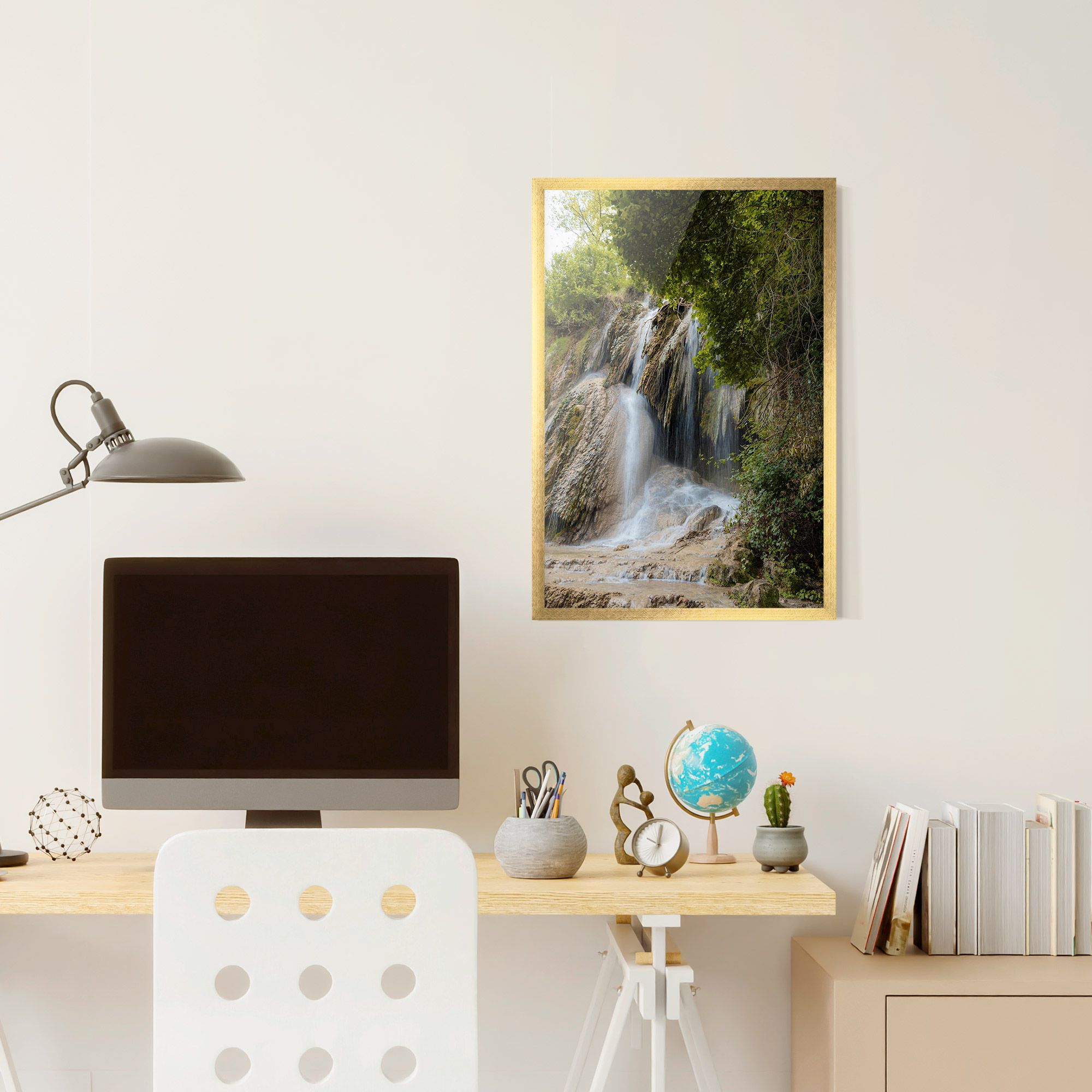 Forest Waterfall View mockup 6