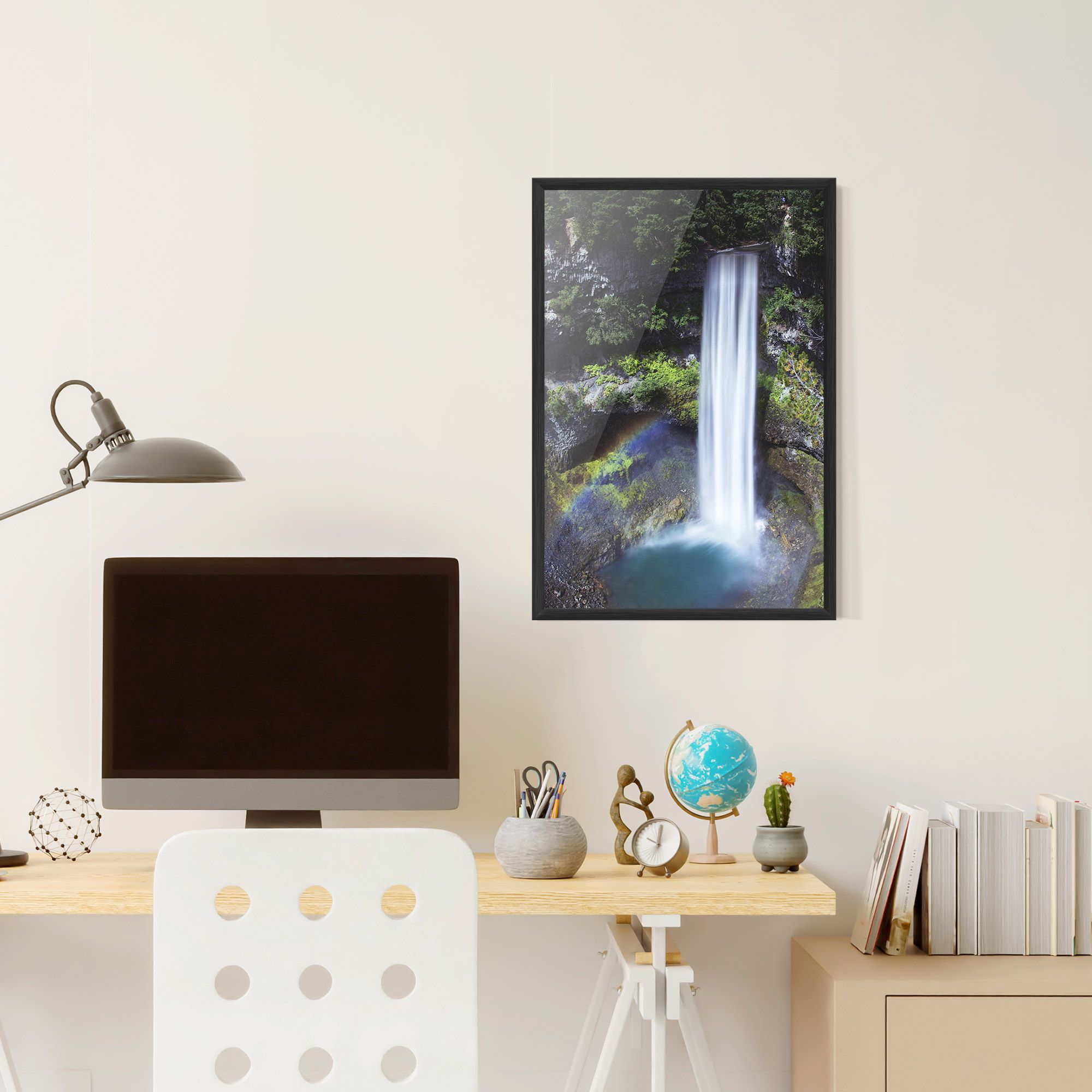 Pretty Rainbow Waterfall mockup 6