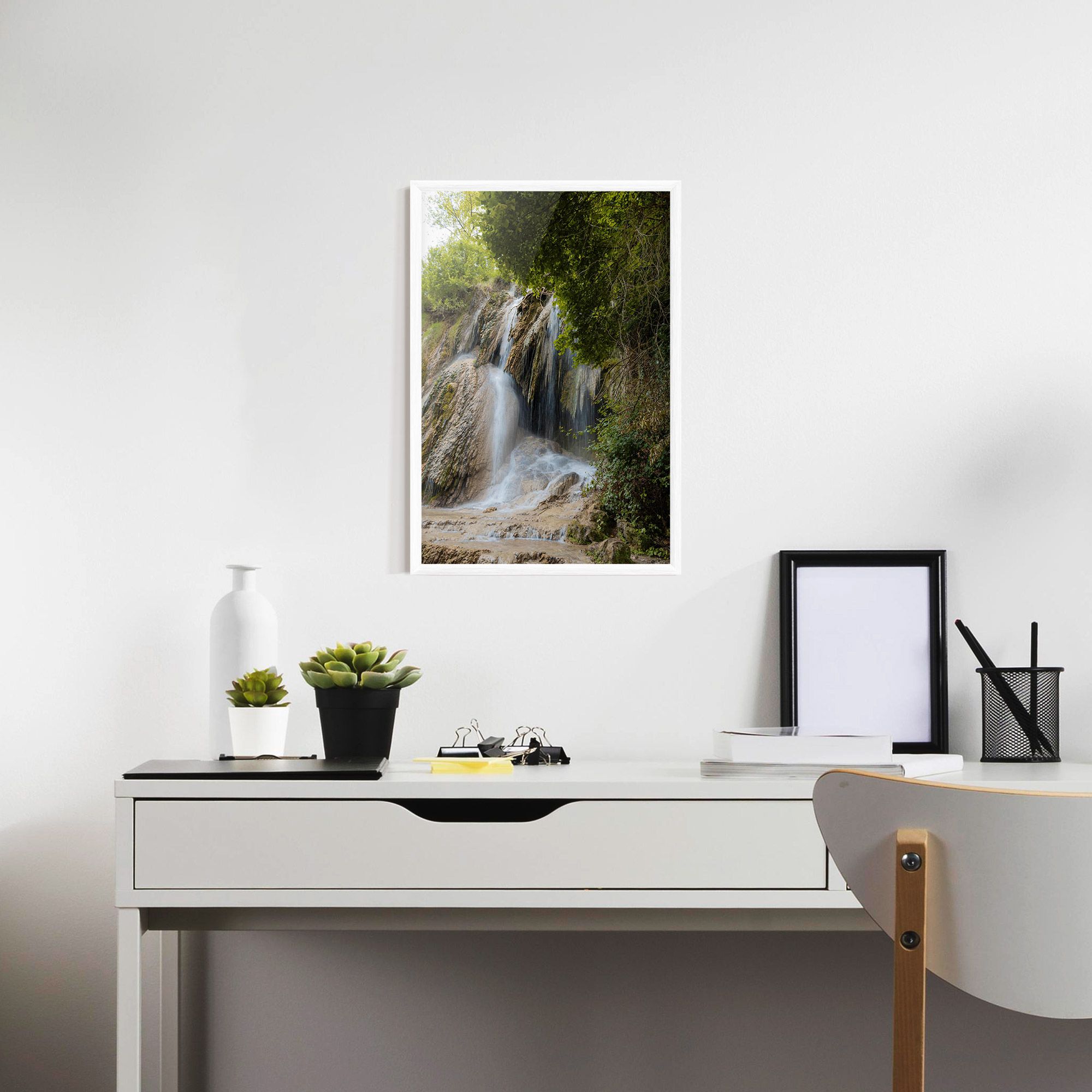 Forest Waterfall View mockup 7