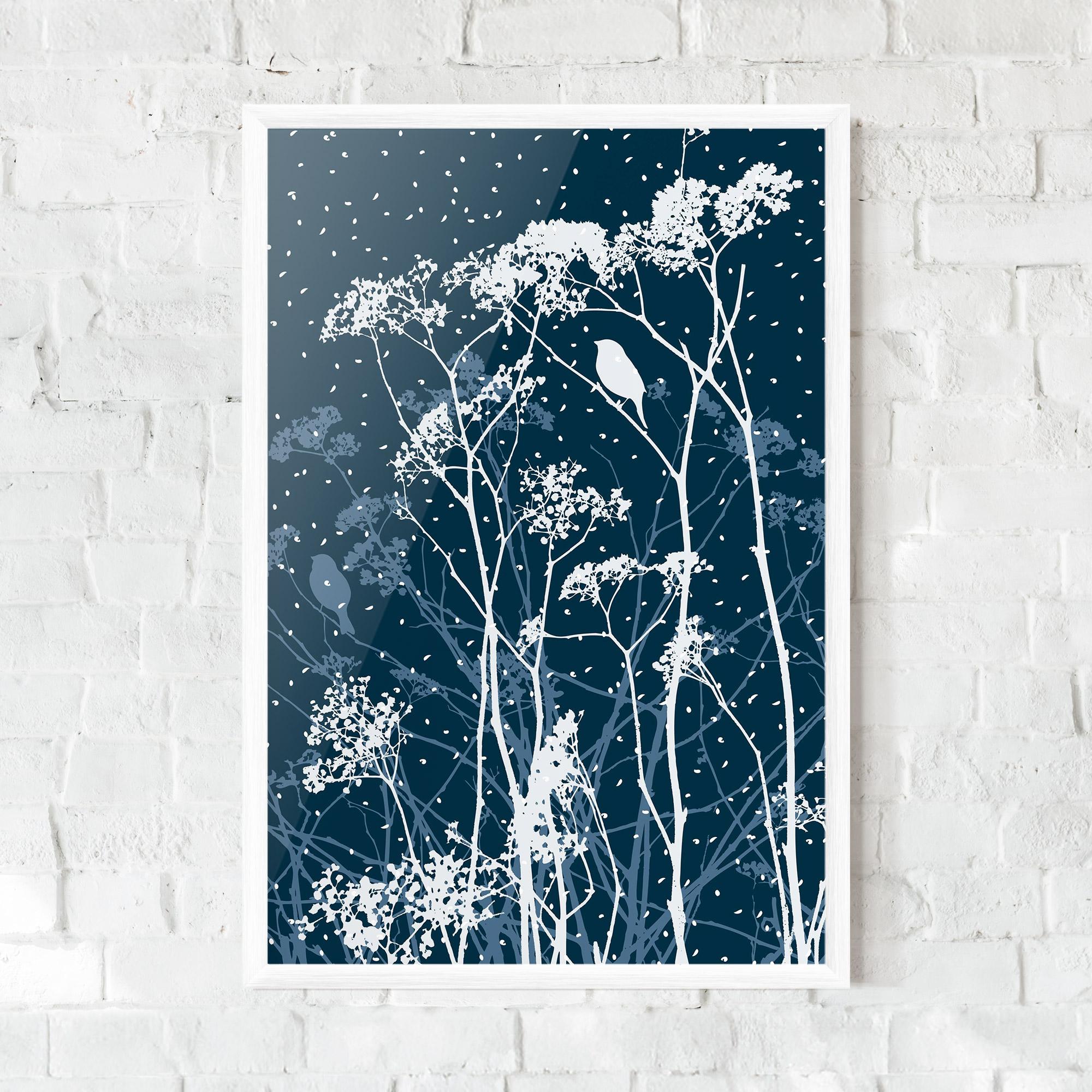 Рамкиран постер Meadow Flowers mockup 0