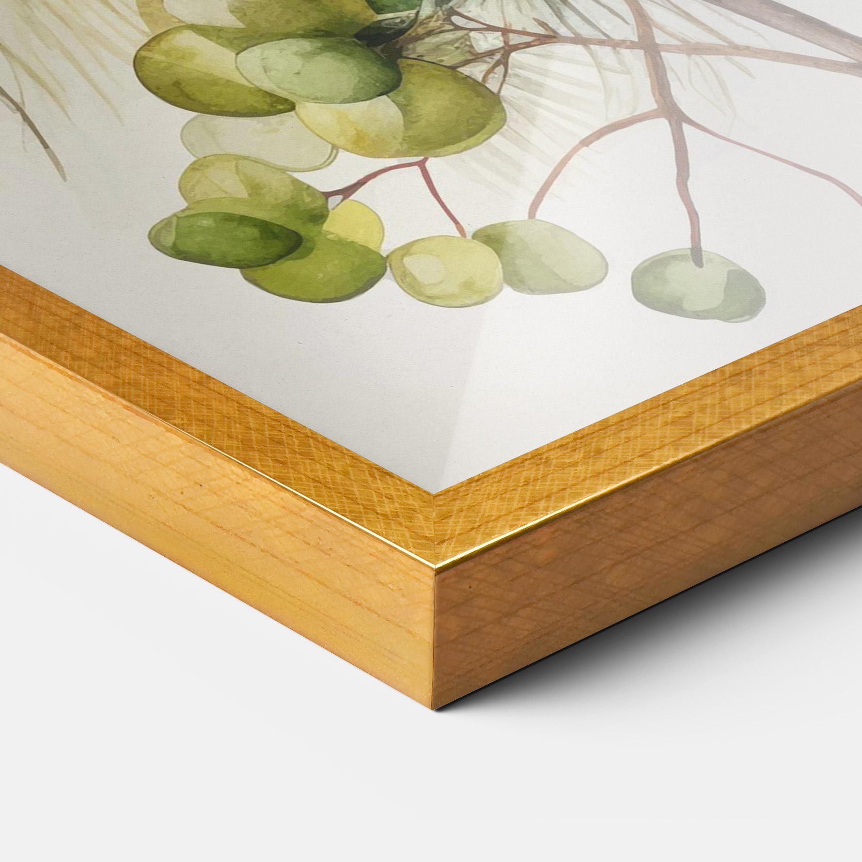 Рамкиран постер Brown Cones mockup 3