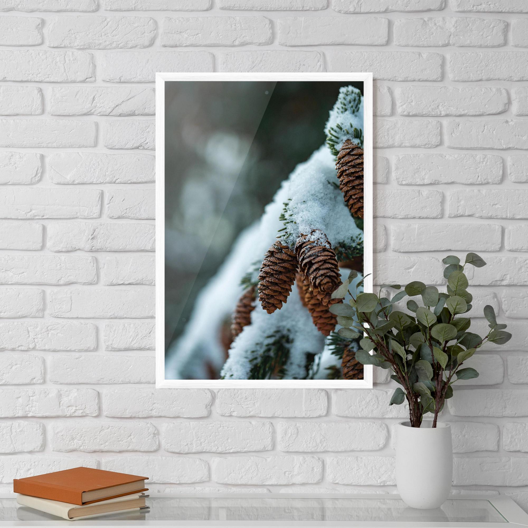 Рамкиран постер Pretty Snow Cones mockup 5