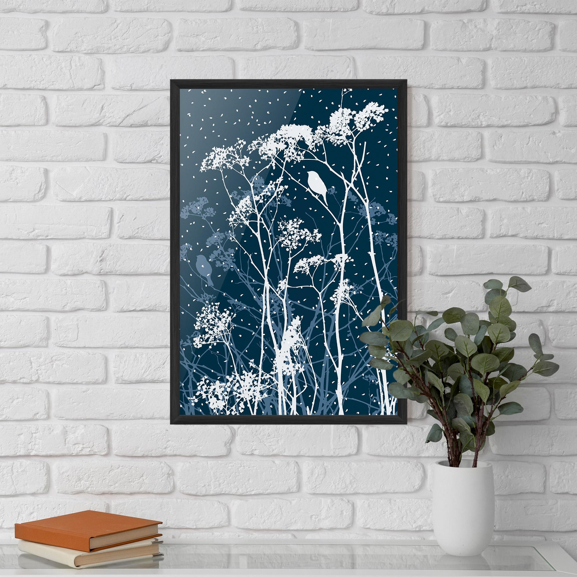 Рамкиран постер Meadow Flowers mockup 5