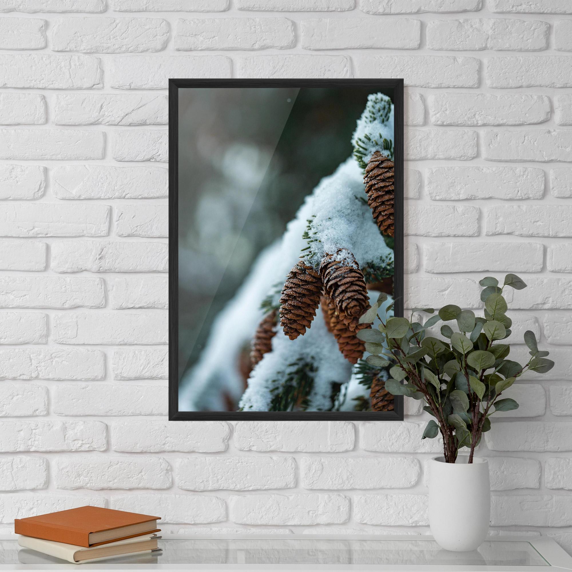 Рамкиран постер Pretty Snow Cones mockup 5