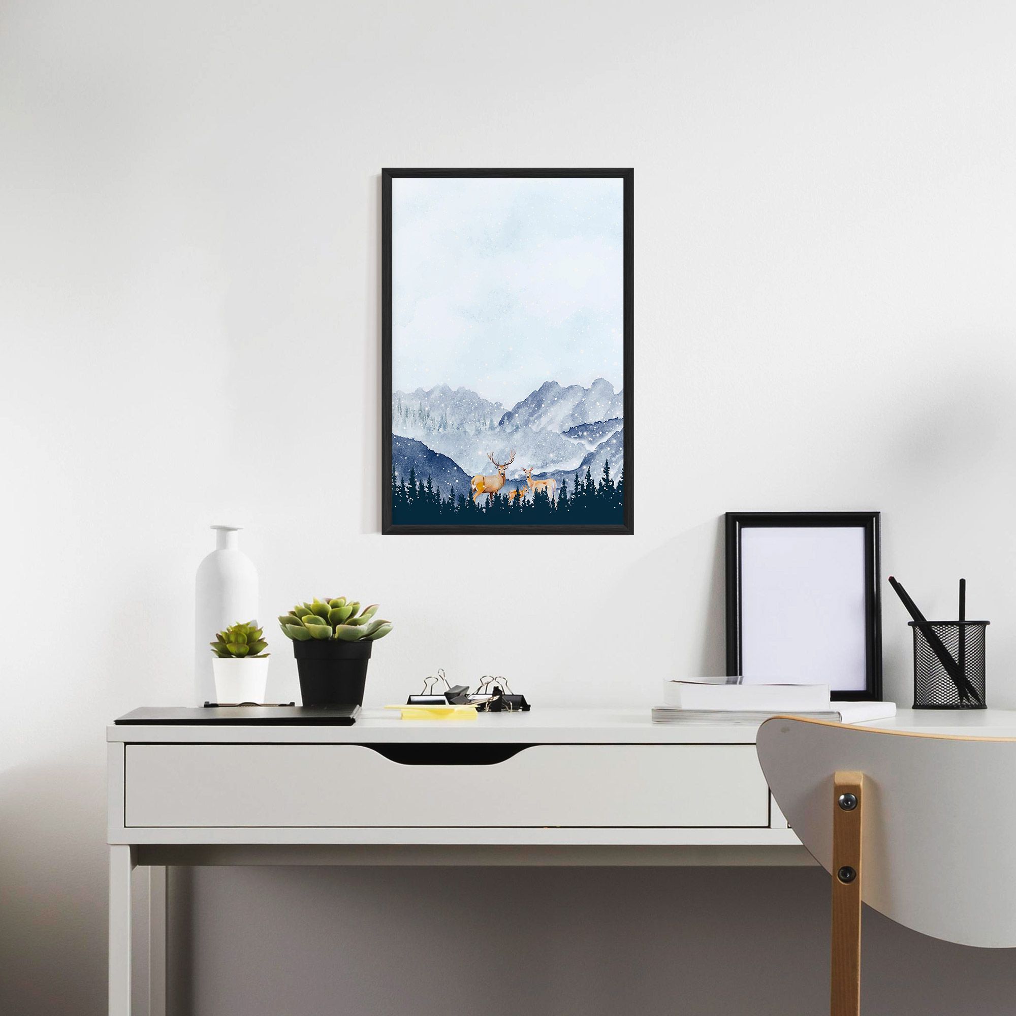 Winter Deers mockup 7