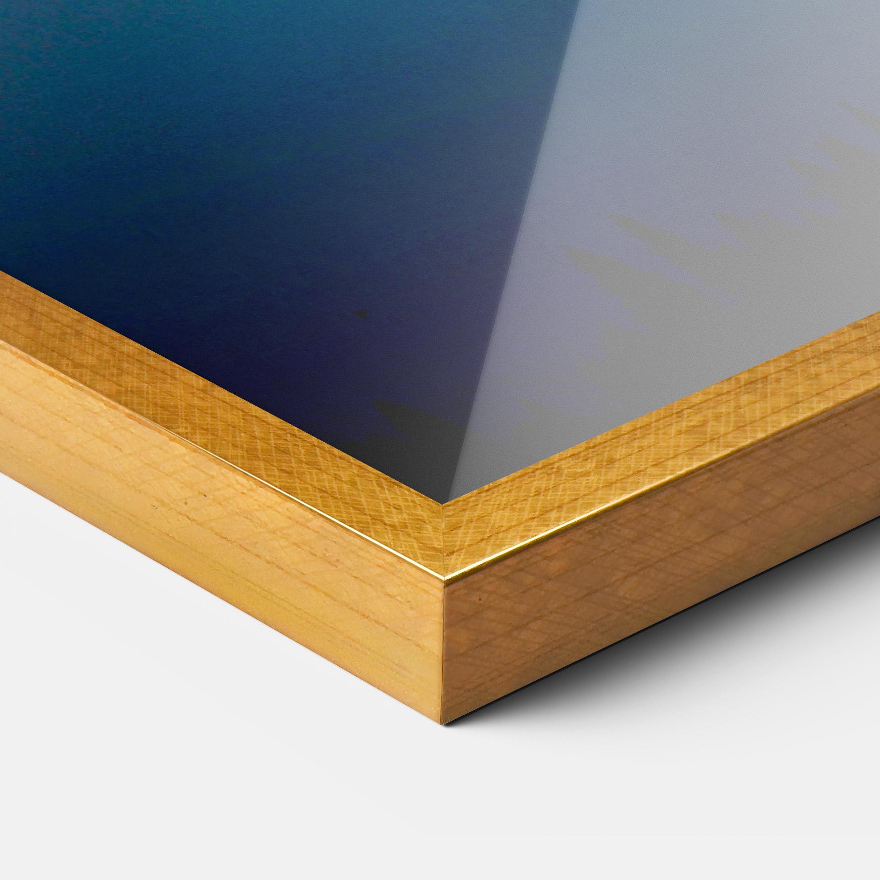 Рамкиран постер Blue Sky Lake mockup 3