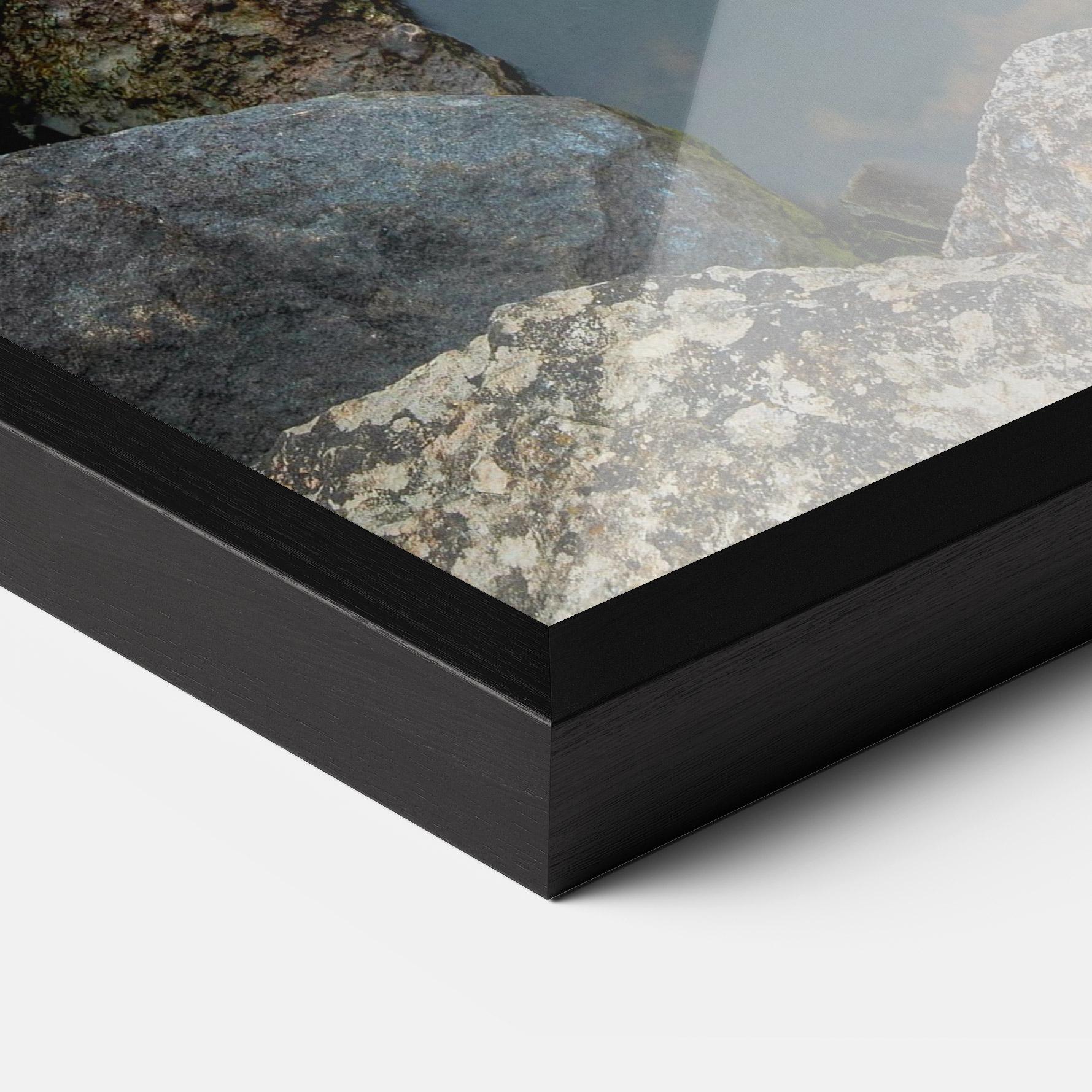 Рамкиран постер Lake Sunset mockup 3