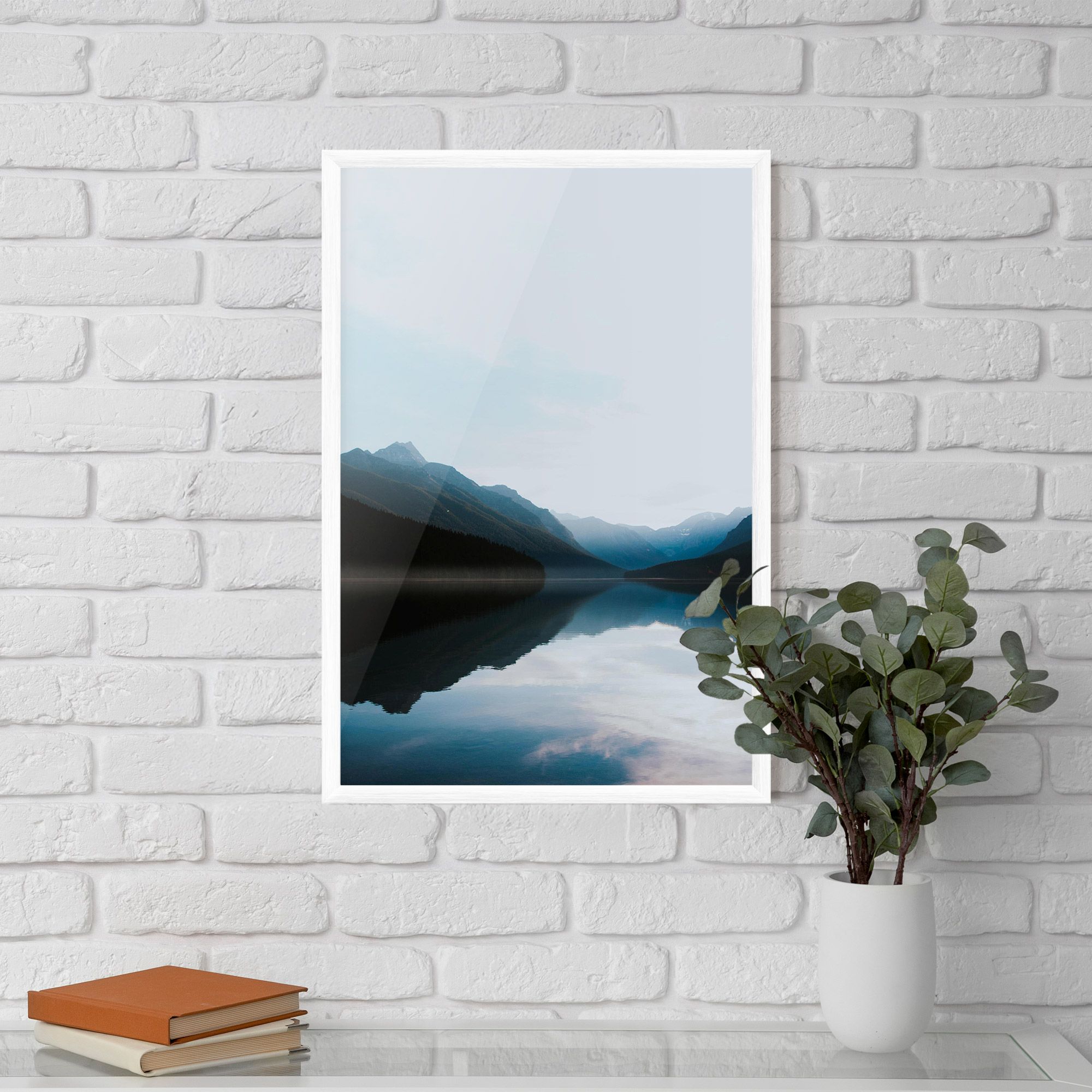 Foggy Blue Light mockup 5