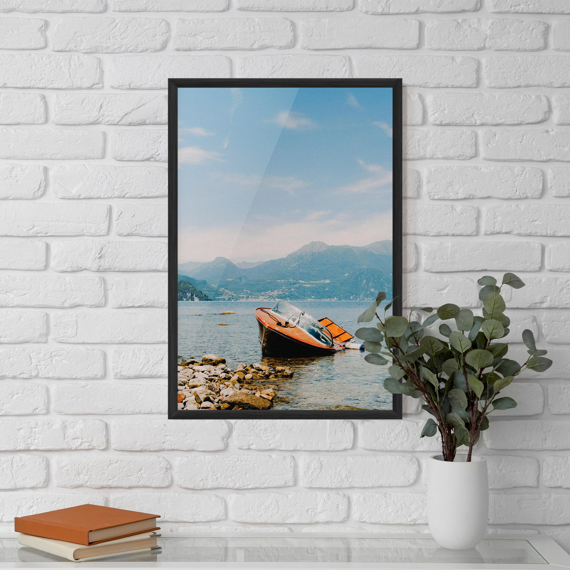 Boat On The Lake mockup 5
